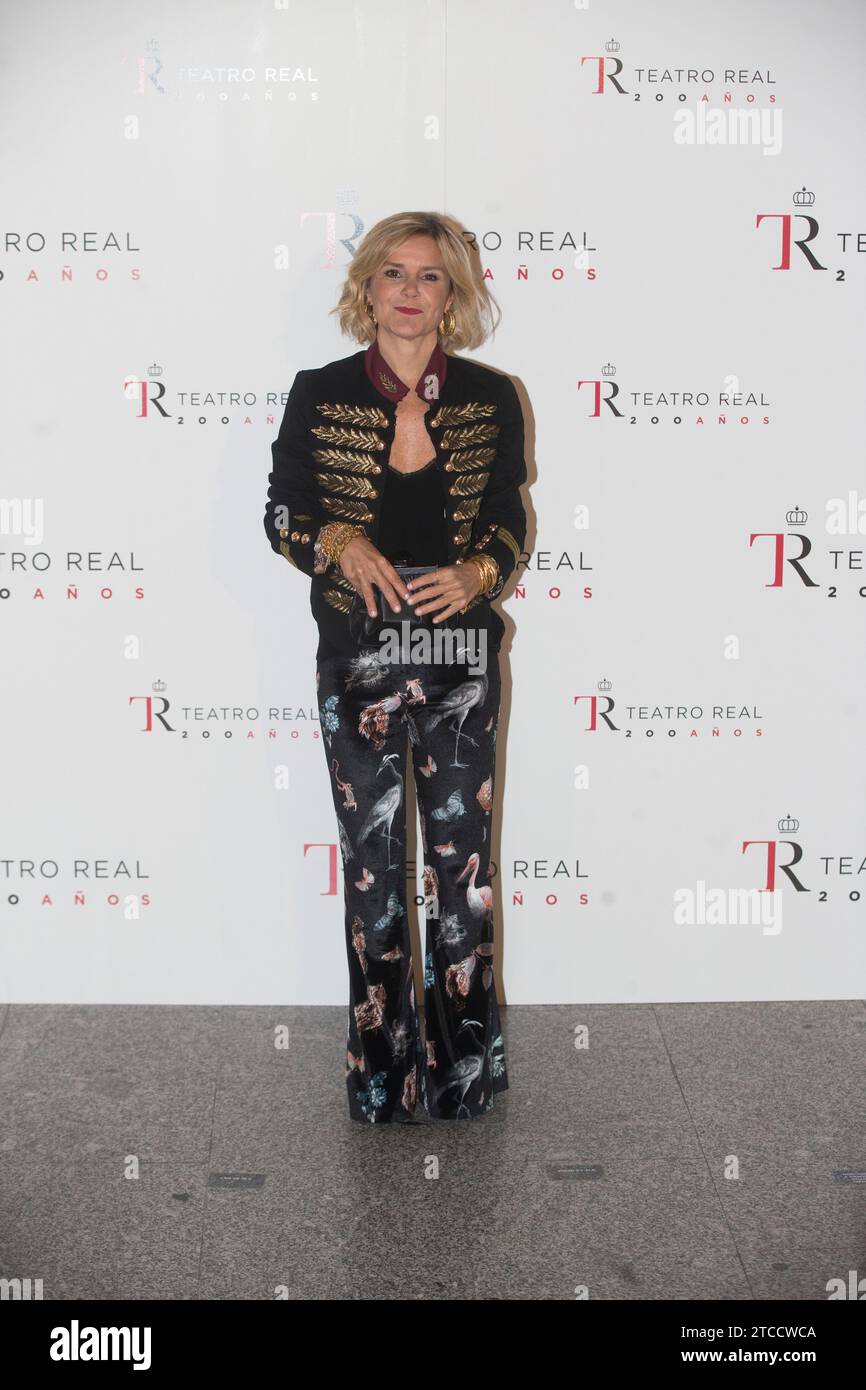 Madrid, 15/09/2016. Re Felipe vi e la regina Letizia assistono alla presentazione della nuova stagione al Teatro Real. Foto: Ángel de Antonio ARCHDC. Crediti: Album / Archivo ABC / Ángel de Antonio Foto Stock