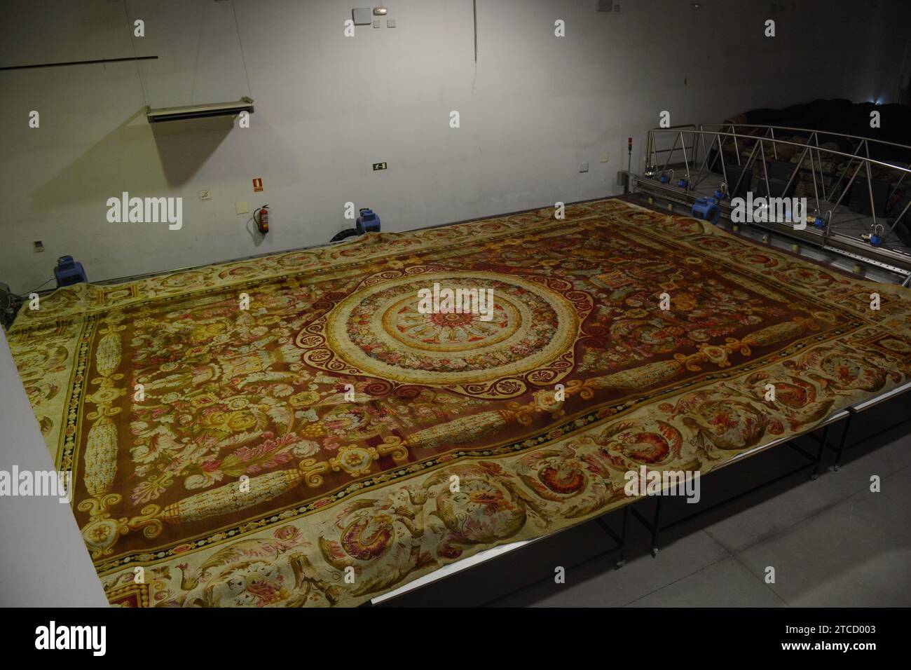 Madrid, 07/10/2016. Rapporto dalla fabbrica di arazzi reale. Foto: Maya Balanya Archdc. Crediti: Album / Archivo ABC / Maya Balanya Foto Stock