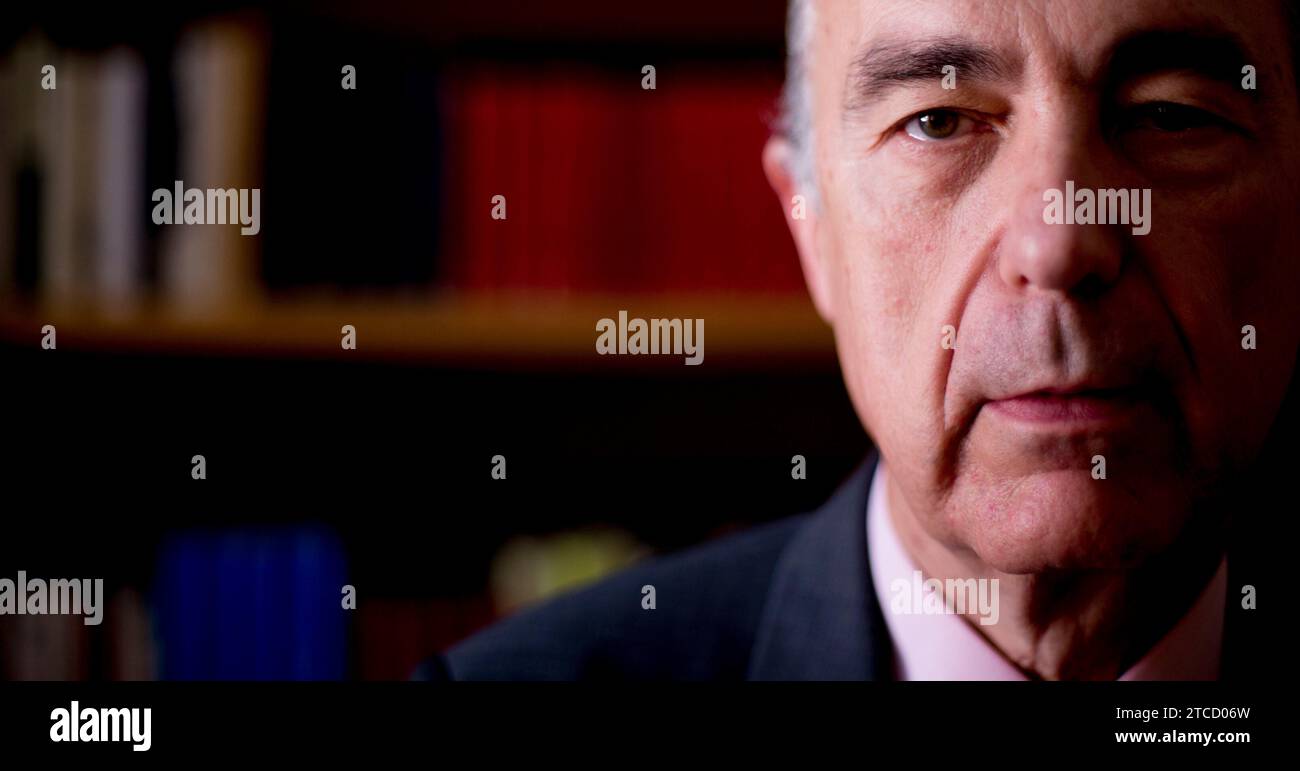 Madrid, 13/06/2014. Intervista allo scrittore Luis Alberto de Cuenca. Foto: Ignacio Gil Archdc. Crediti: Album / Archivo ABC / Ignacio Gil Foto Stock