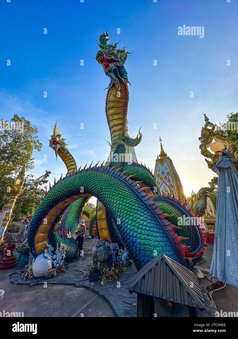 Wat Phra That Nong Bua, a Ubon, Thailandia, sud-est asiatico Foto Stock