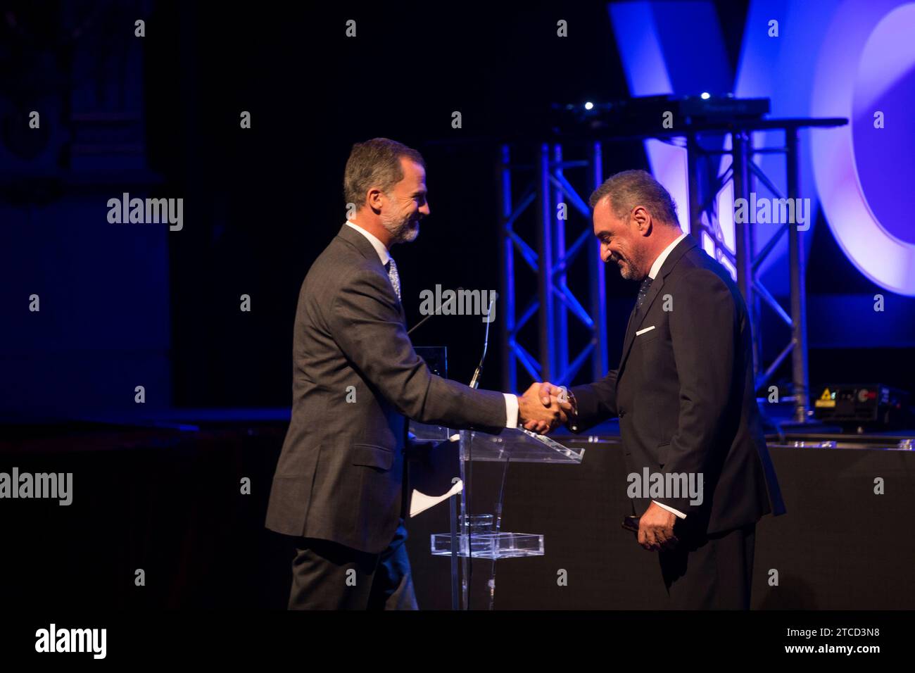 Madrid, 21/09/2017. Vocento 15 anni di gala tenuto al Teatro Real. Foto: Ángel de Antonio Archdc. Crediti: Album / Archivo ABC / Ángel de Antonio Foto Stock