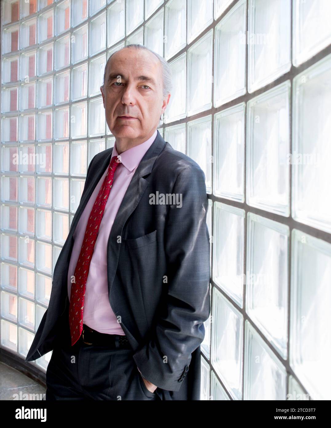 Madrid, 13/06/2014. Intervista allo scrittore Luis Alberto de Cuenca. Foto: Ignacio Gil Archdc. Crediti: Album / Archivo ABC / Ignacio Gil Foto Stock