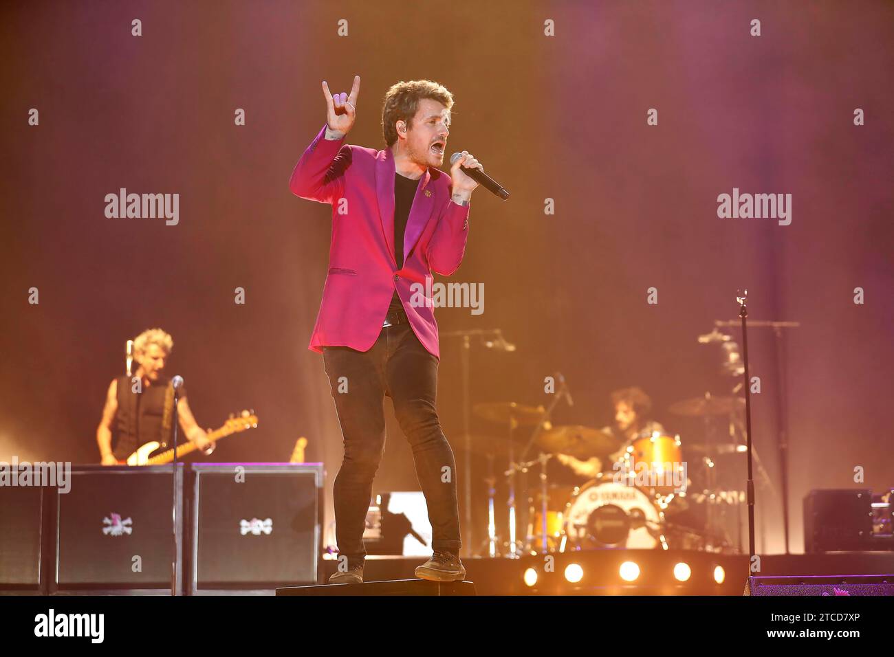 Siviglia, 06/08/2018. Concerto di Dani Martín presso l'auditorium Rocío Jurado. Foto: Raúl Doblado. Archsev. Crediti: Album / Archivo ABC / Raúl Doblado Foto Stock