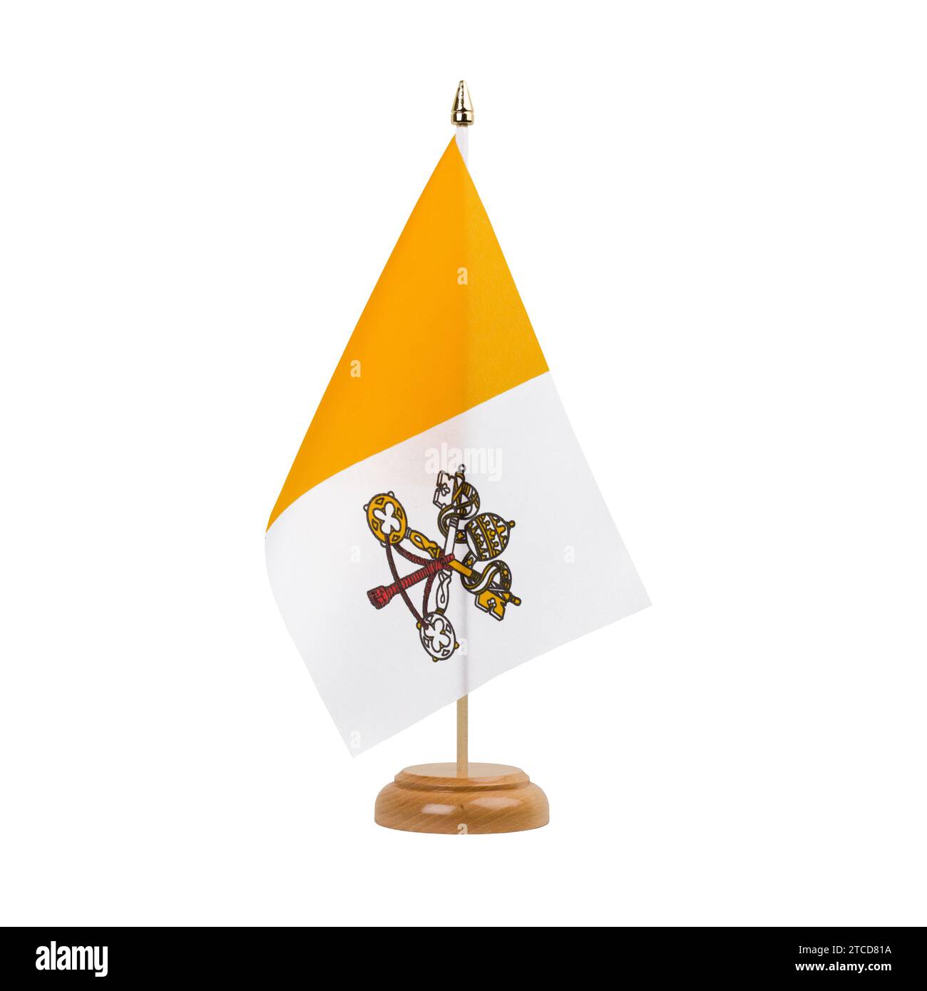 Bandiera del Vaticano Foto Stock