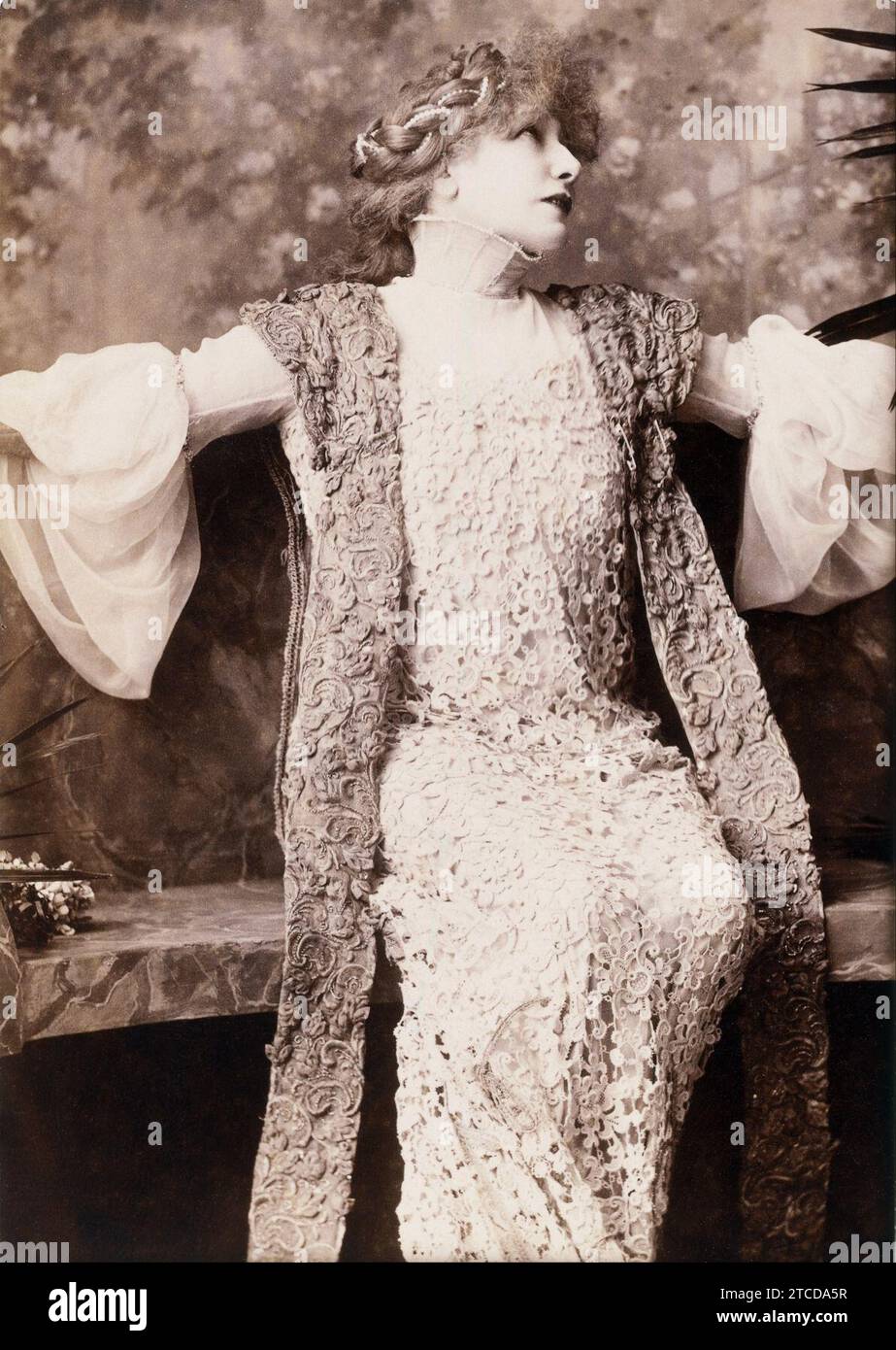 William e Daniel Downey - Sarah Bernhardt in ''Francesca de Rimini'' Foto Stock