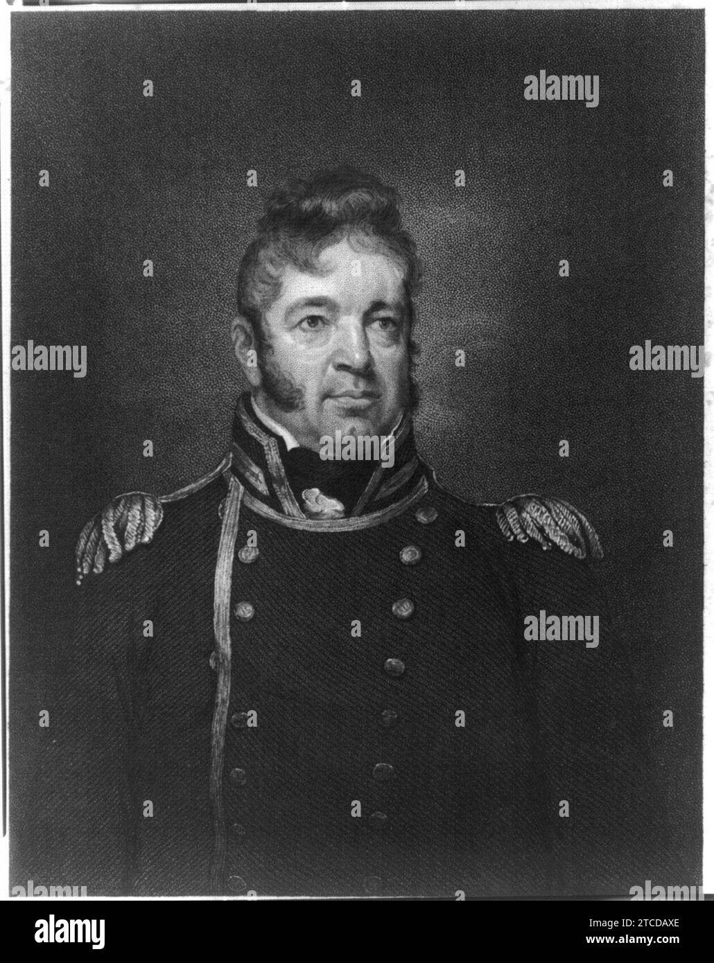 William Bainbridge, U.S.N. - dipinto da J.W. Jarvis ; engd di G. Parker. Foto Stock