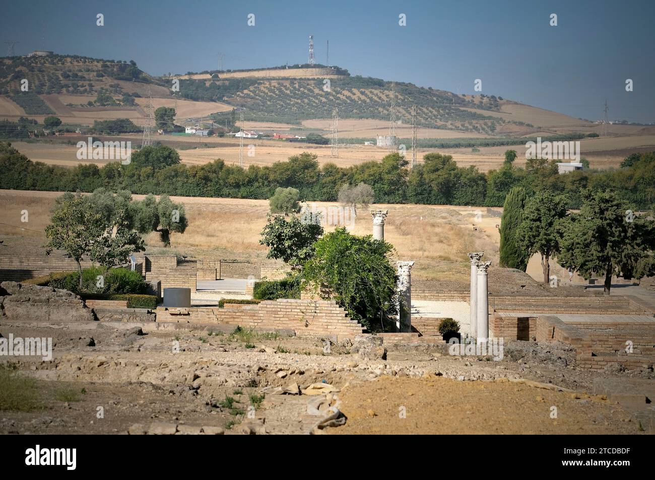 Santiponce (Siviglia), 08/13/2018. Rapporto sulle rovine di Itálica, candidato al Patrimonio Mondiale dell'Umanità. Foto: JM Serrano ARCHSEV. Crediti: Album / Archivo ABC / Juan Manuel Serrano Becerra Foto Stock