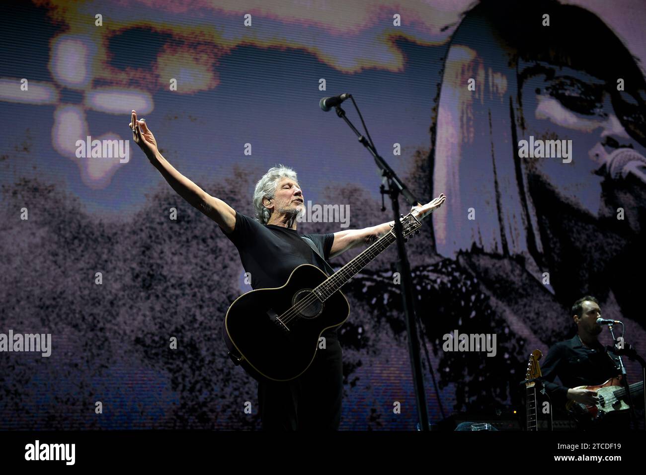 Barcellona, 13/04/2018. Concerto di Roger Waters, compositore dei Pink Loyd. Foto: Inés Baucells Archdc. Crediti: Album / Archivo ABC / Inés Baucells Foto Stock