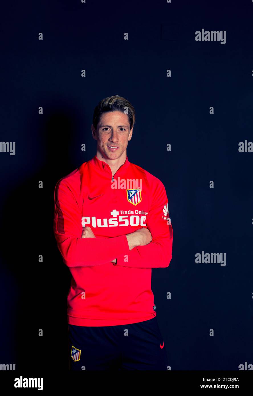 Madrid, 03/10/2016. Intervista a Fernando Torres, Atlético del Madrid. Foto: Ignacio Gil ARCHDC. Crediti: Album / Archivo ABC / Ignacio Gil Foto Stock