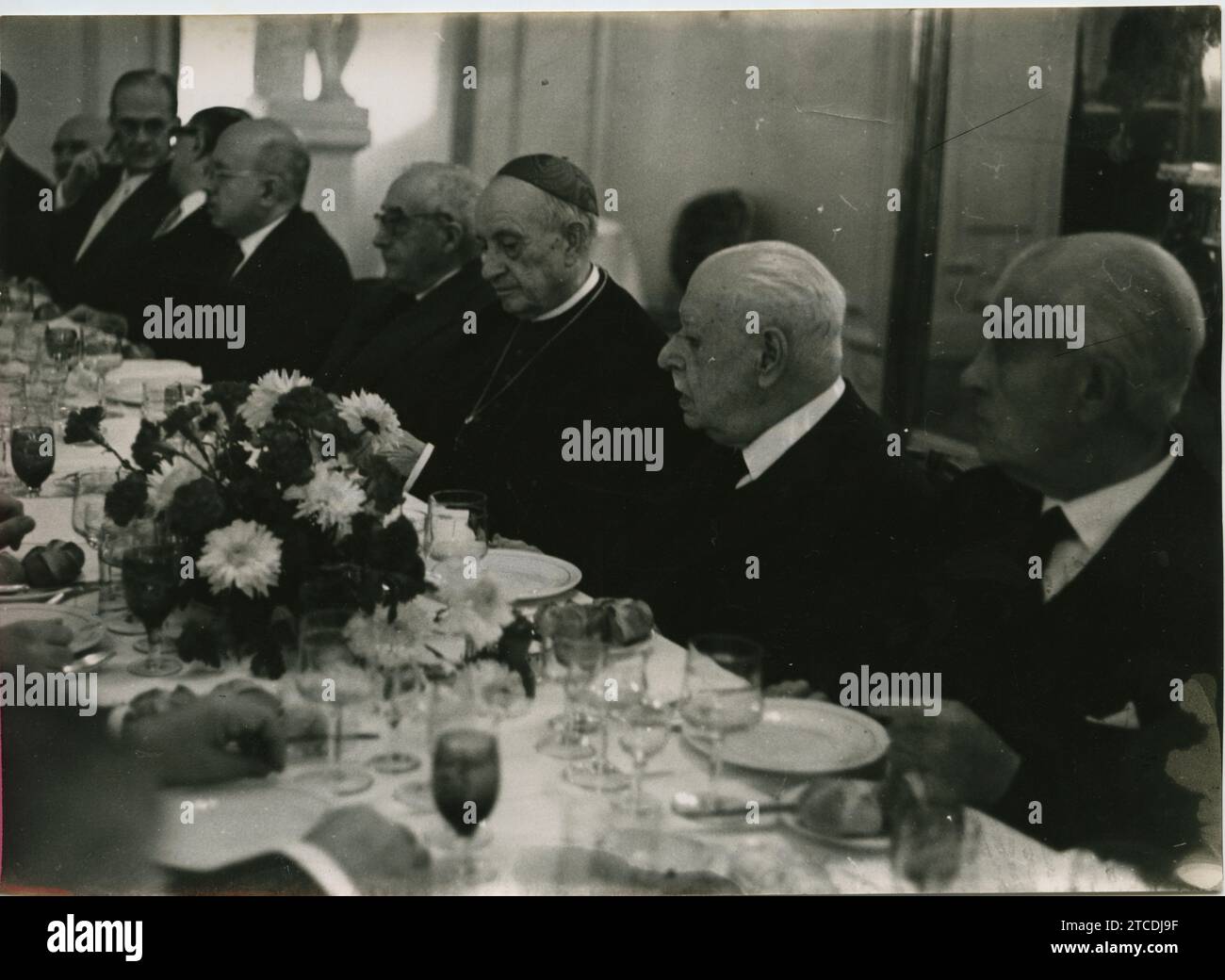 Madrid, 12/09/1961. Omaggio a Julio Casares per i suoi XXV anni come segretario perpetuo della Royal Spanish Academy, organizzata da "Selections from Readers Digest", diretta dall'onorato. Crediti: Album / Archivo ABC Foto Stock