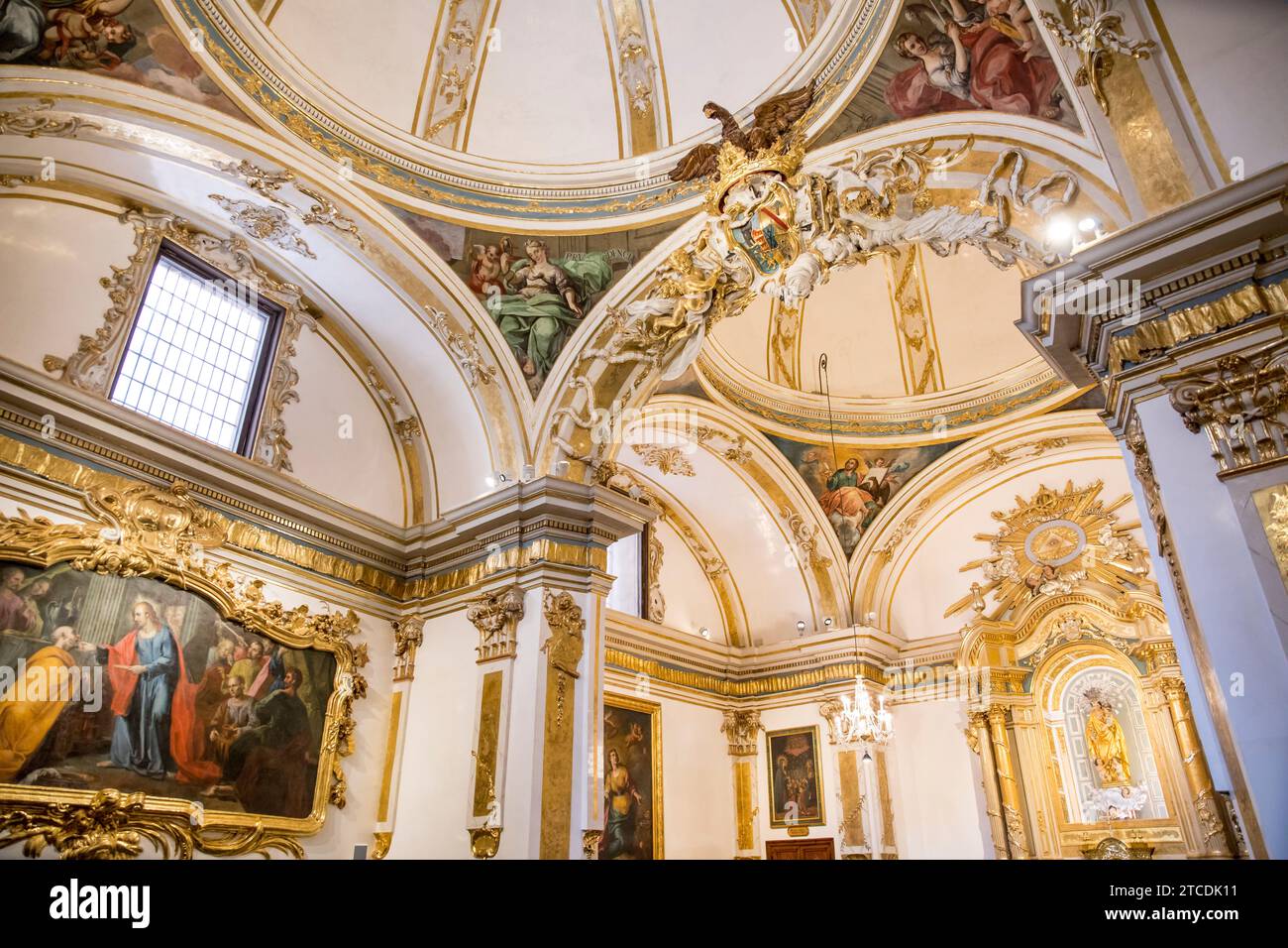 Valencia, 14/02/2018. Presentazione della Cappella di Comunione della chiesa di San Nicolás. Foto: Mikel Ponce ARCHDC. Crediti: Album / Archivo ABC / Mikel Ponce Foto Stock