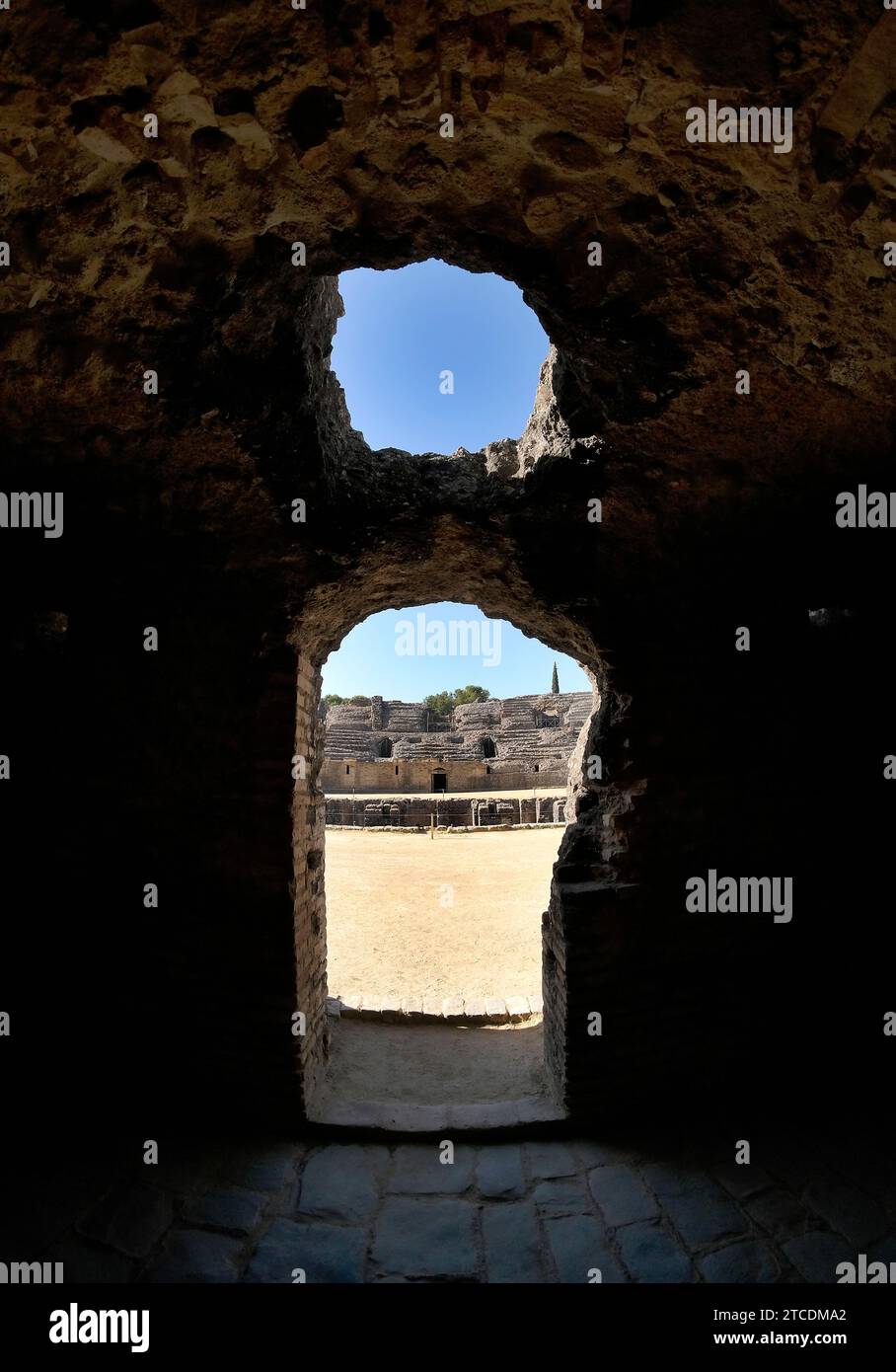 Santiponce (Siviglia), 08/13/2018. Rapporto sulle rovine di Itálica, candidato al Patrimonio Mondiale dell'Umanità. Foto: JM Serrano ARCHSEV. Crediti: Album / Archivo ABC / Juan Manuel Serrano Becerra Foto Stock