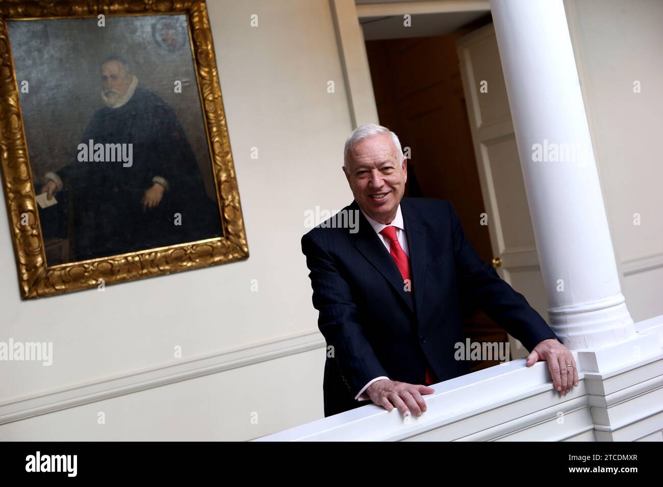 Madrid, 19/02/2016. Intervista al ministro degli Esteri ad interim José Manuel García Margallo. Foto: Ernesto Agudo ARCHDC. Crediti: Album / Archivo ABC / Ernesto Agudo Foto Stock