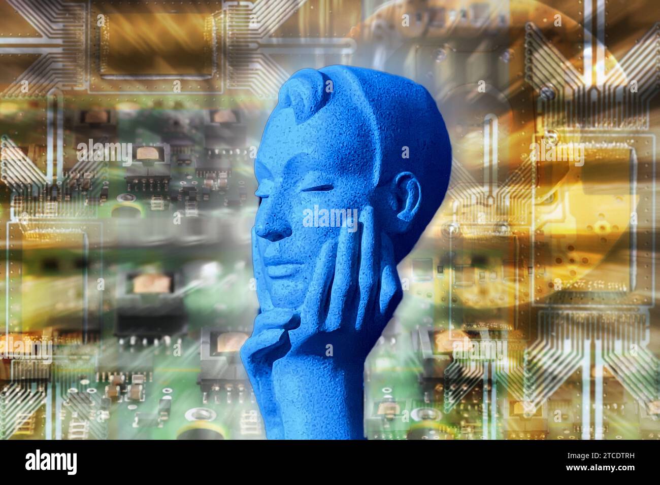 Themenfoto, Symbolfoto : Kuenstliche Intelligenz, KI *** foto tema, Symbol Photo intelligenza artificiale, ai Credit: Imago/Alamy Live News Foto Stock