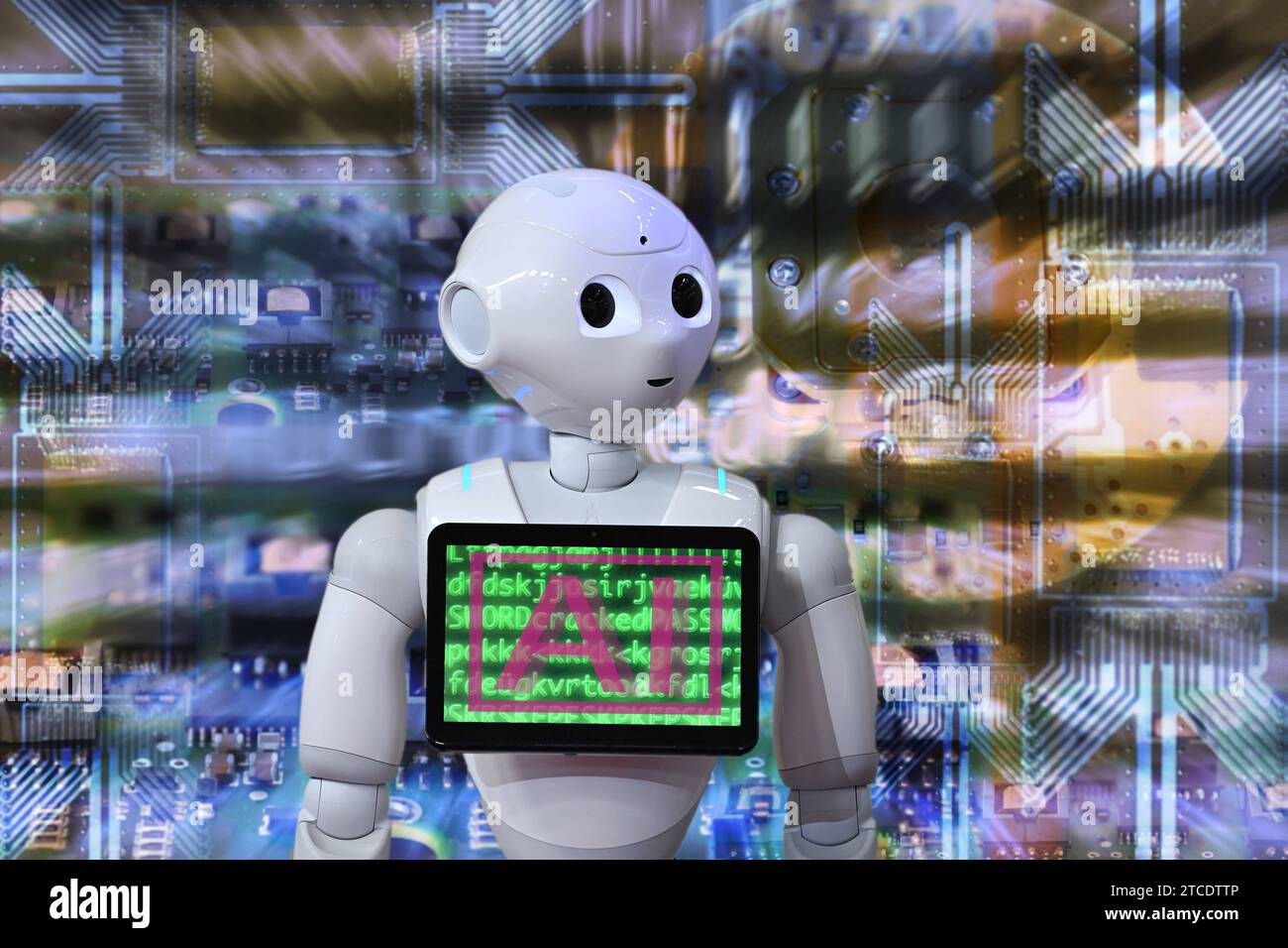 Themenfoto, Symbolfoto : Kuenstliche Intelligenz, KI *** foto tema, Symbol Photo intelligenza artificiale, ai Credit: Imago/Alamy Live News Foto Stock