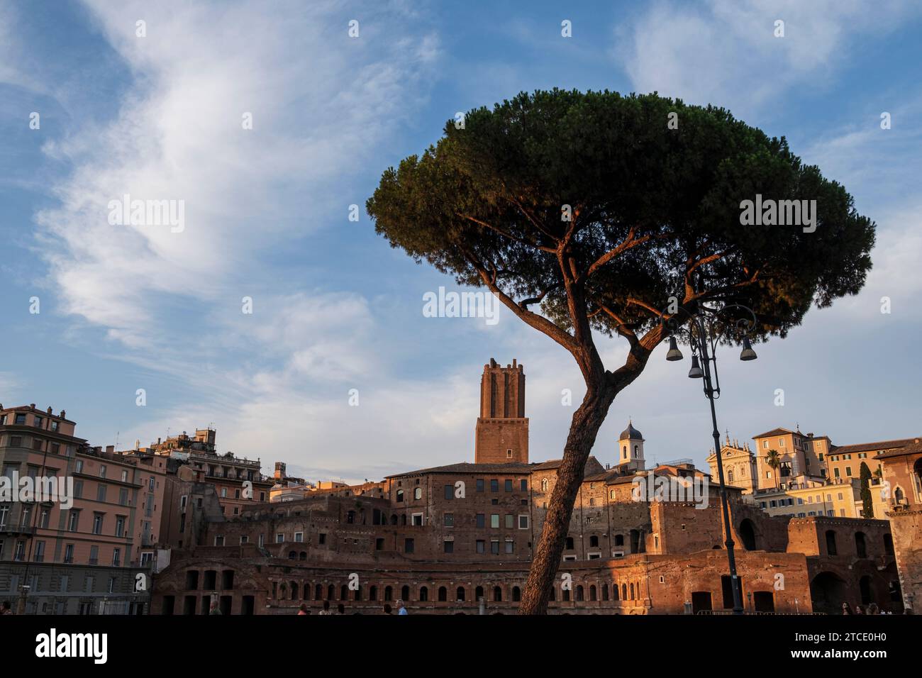 Roma, Italia - 08 agosto 2022 : mercati di Traiano Museo dei fori Imperiali Foto Stock
