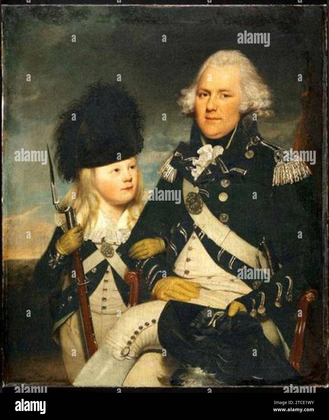 William Jarvis con suo figlio Samuel Peters Jarvis ROM2006 7484 1. Foto Stock