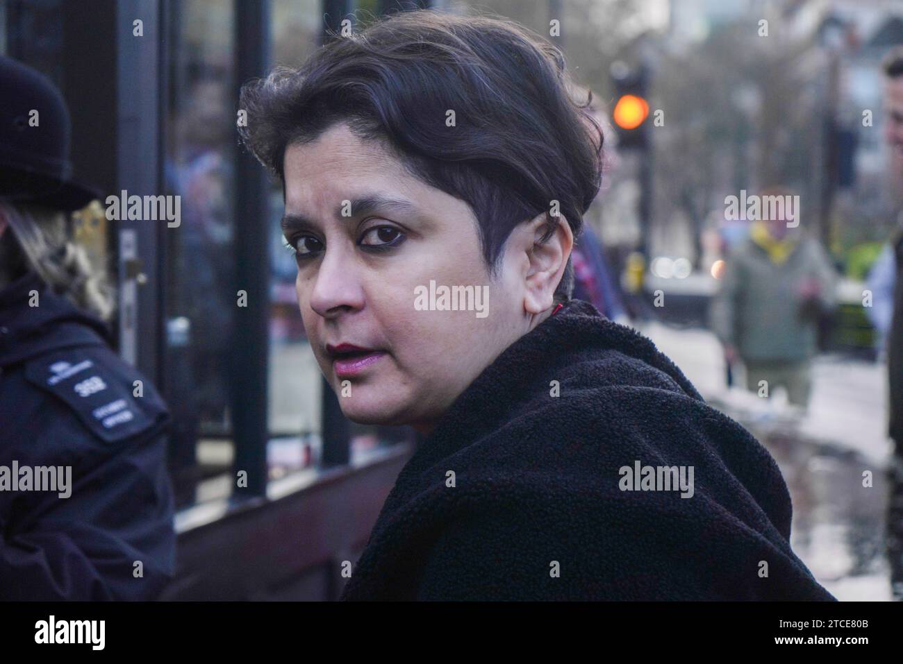 Londra Regno Unito. 12 dicembre 2023. Sharmishta (Shami) Chakrabarti, baronessa Chakrabarti, attivista per i diritti umani. Membro del Partito Laburista e della camera dei Lord. Crediti: amer ghazzal/Alamy Live News . Foto Stock