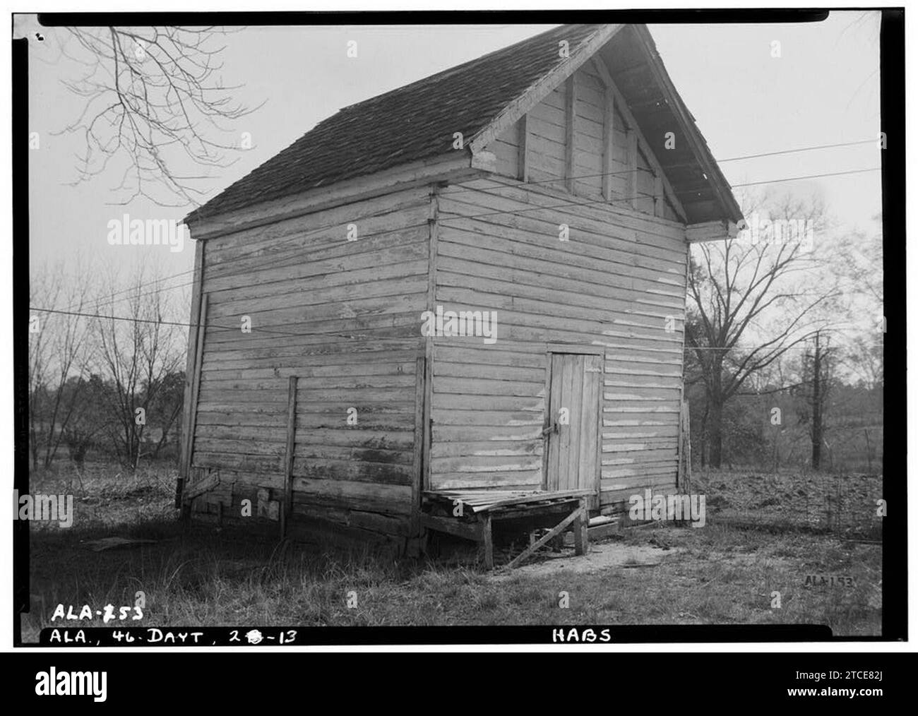 Casa di William Poole CHE GUARDA A SUD-EST A SMOKE HOUSE. Foto Stock