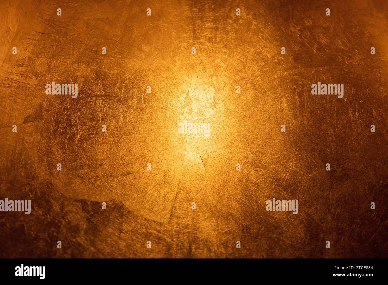 Sfondo oro o sfumatura radiale texture Foto Stock