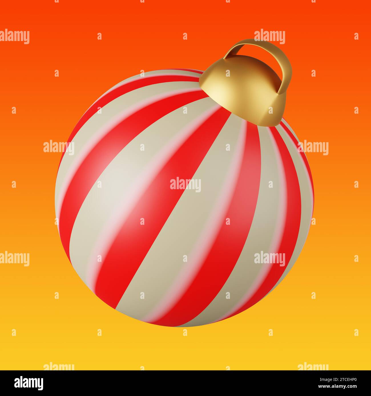 La scintillante palla di Natale cattura l'essenza della magia delle feste, aggiungendo un tocco di luce al tuo arredamento natalizio. Foto Stock