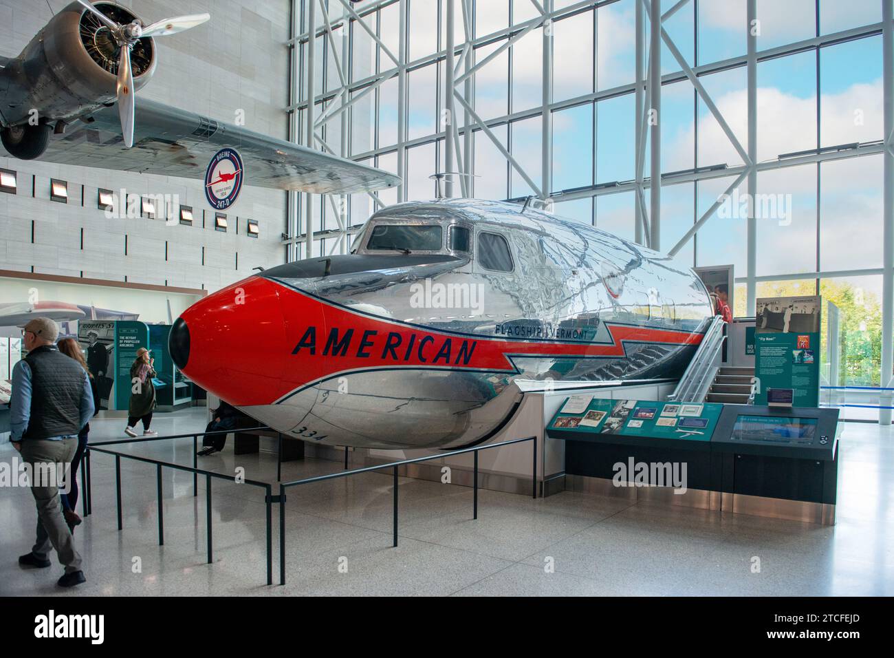 Allo Smithsonian Air and Space Museum di Washington DC Foto Stock