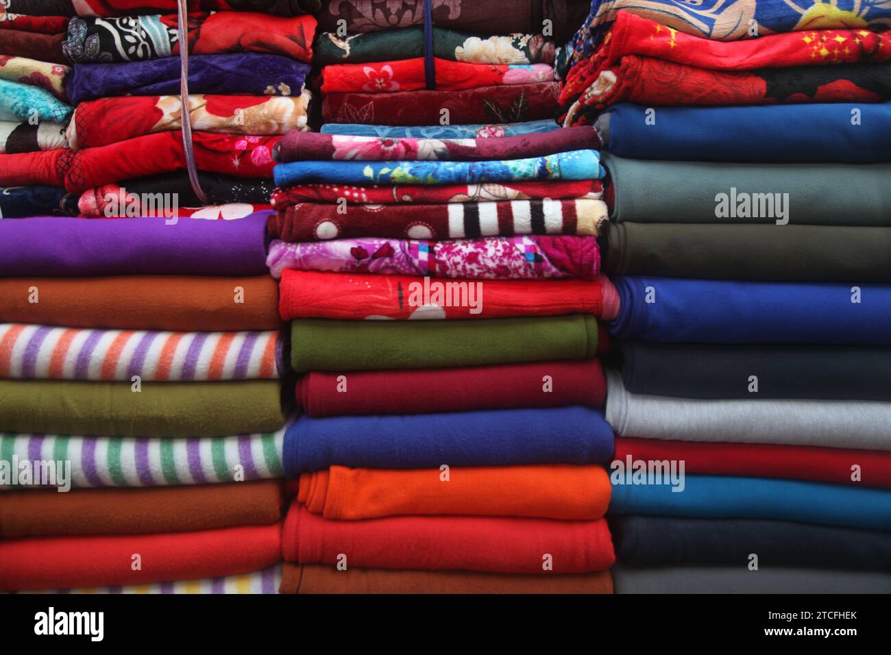 Dhaka Bangladesh 01 gennaio 2001, Street Winter Clothes Market a Baitul Mukarram Dhaka .Nazmul islam/ alamy live news. Foto Stock