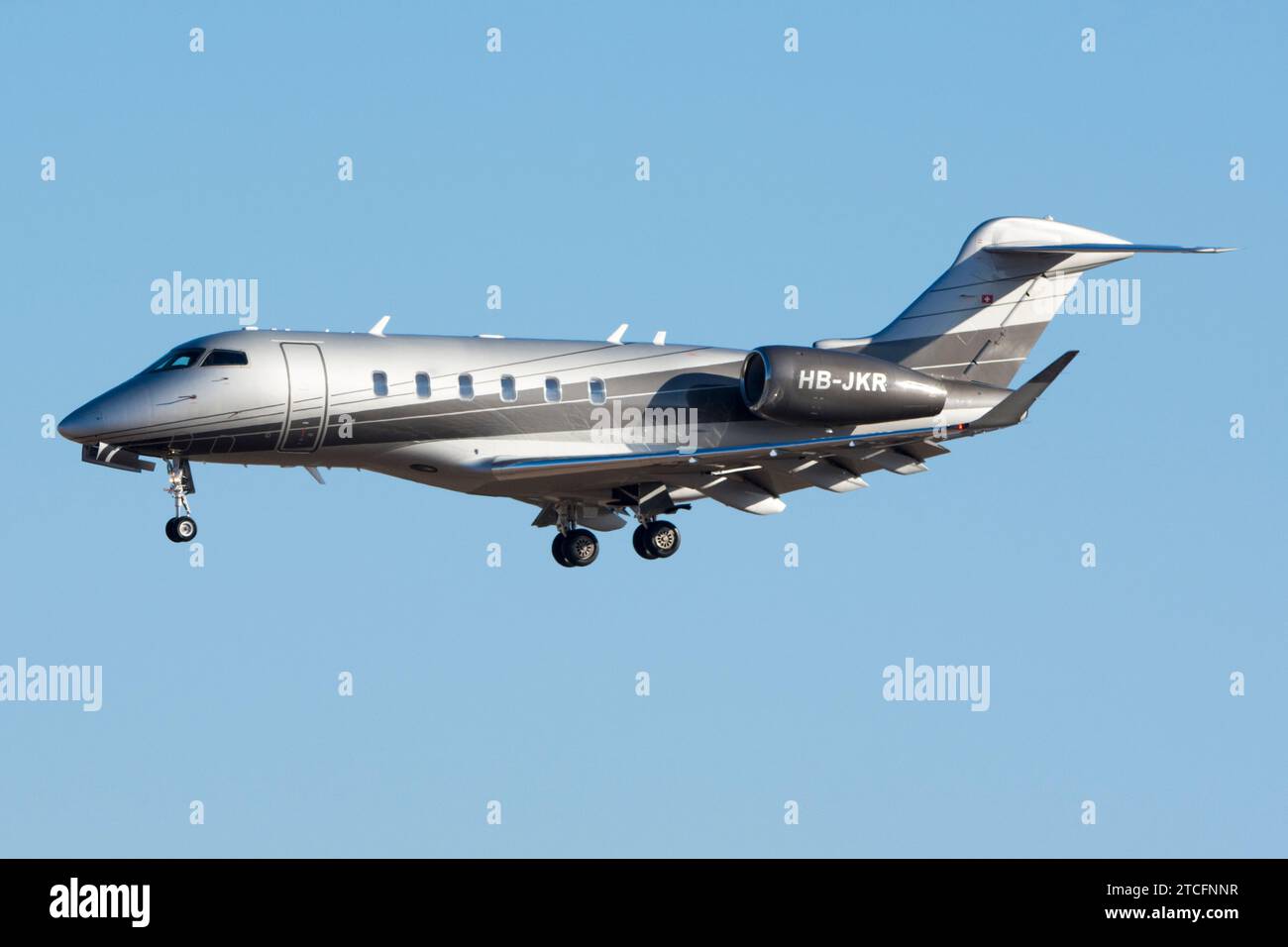 Avión ejecutivo Bombardier Challenger 350 Foto Stock