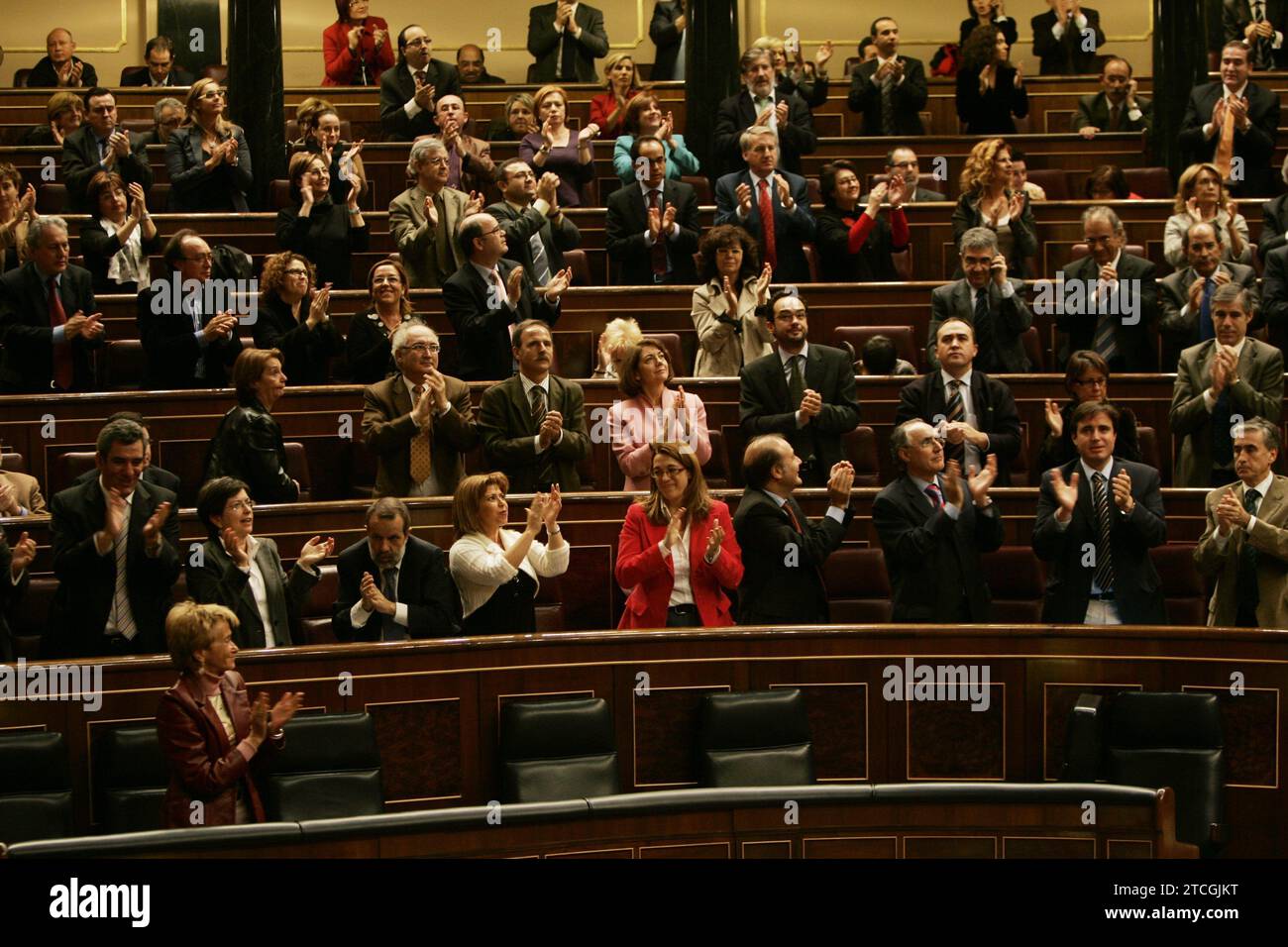 Madrid, 10/31/2007. Congresso dei deputati. Legge sulla memoria storica. Foto: Chema Barroso. ArchDC. Crediti: Album / Archivo ABC / José María Barroso Foto Stock