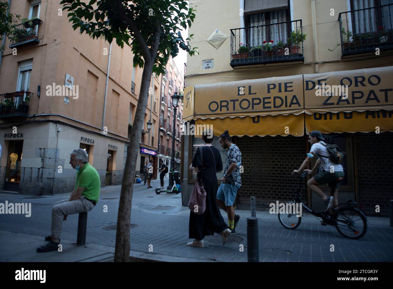 Madrid, 07/05/2021. Resoconto delle strade della città che ospitava le bugie di Madrid. Foto Isabel Permuy ARCHDC. Crediti: Album / Archivo ABC / Isabel permuy Foto Stock