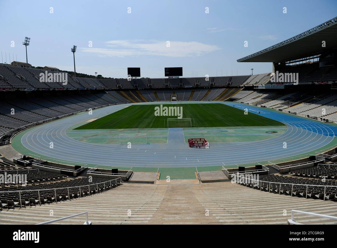 Barcellona. 08/30/2013. Stadio Olimpico di Montjuic. Madrid 2020 Olimpiadi Barcellona sede olimpica. Foto di Ines Baucells. L'Arciduca Ines Baucells. Crediti: Album / Archivo ABC / Inés Baucells Foto Stock