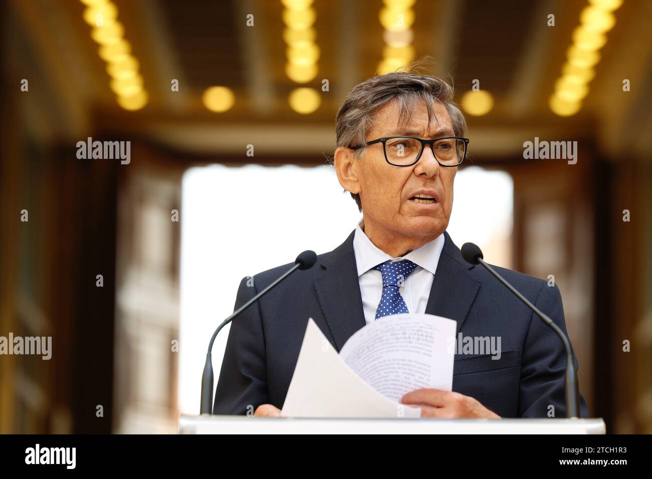 Saragozza, 07/23/2021. Il presidente di Aragón, Javier Lambán, fa il punto della gestione a metà mandato della legislatura insieme al vicepresidente e consulente dell'industria, Arturo Aliaga, ai consiglieri di Vertebration, José Luis Soro, e di Science, Maru Díaz e il resto del gabinetto. Foto: Fabián Simón. ARCHDC. Crediti: Album / Archivo ABC / Fabián Simón Foto Stock