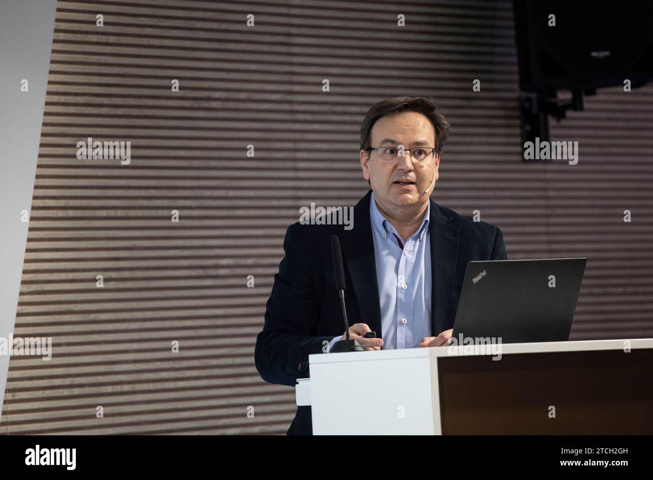 Madrid, 30/03/2022. ABC Health Forum, 'cancro del colon. Prevenzione e trattamento". Oratori: José Ignacio Martín Valdés, Santiago González, Pedro Robledo, Ricardo Cubedo, Pilar Sánchez vera, Irene López Rojo e Ana Garnica. Foto: Isabel Permuy. ARCHDC. Crediti: Album / Archivo ABC / Isabel B. Permuy Foto Stock