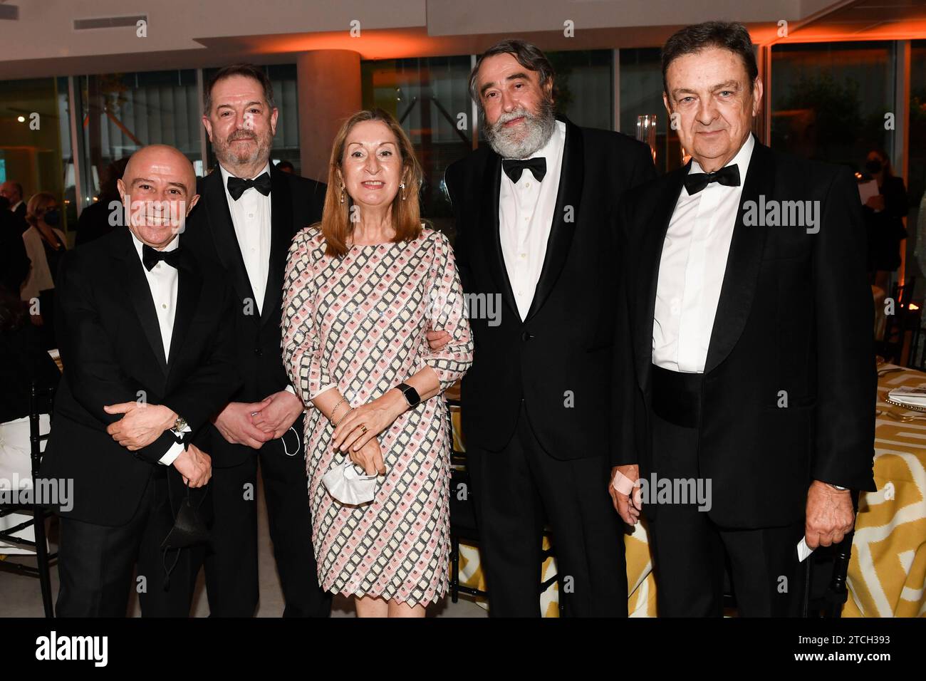 Madrid, 22/06/2021. I re di Spagna Don Felipe e Doña Letizia presentano i premi Mariano de Cavia, Luca de Tena e Mingote a Javier Cercas, José María Carrascal e Ricardo. Foto: De San Bernardo. ARCHDC. Crediti: Album / Archivo ABC / Eduardo San Bernardo Foto Stock