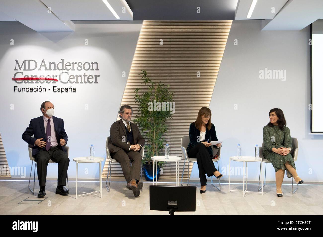 Madrid, 30/03/2022. ABC Health Forum, 'cancro del colon. Prevenzione e trattamento". Oratori: José Ignacio Martín Valdés, Santiago González, Pedro Robledo, Ricardo Cubedo, Pilar Sánchez vera, Irene López Rojo e Ana Garnica. Foto: Isabel Permuy. ARCHDC. Crediti: Album / Archivo ABC / Isabel B. Permuy Foto Stock