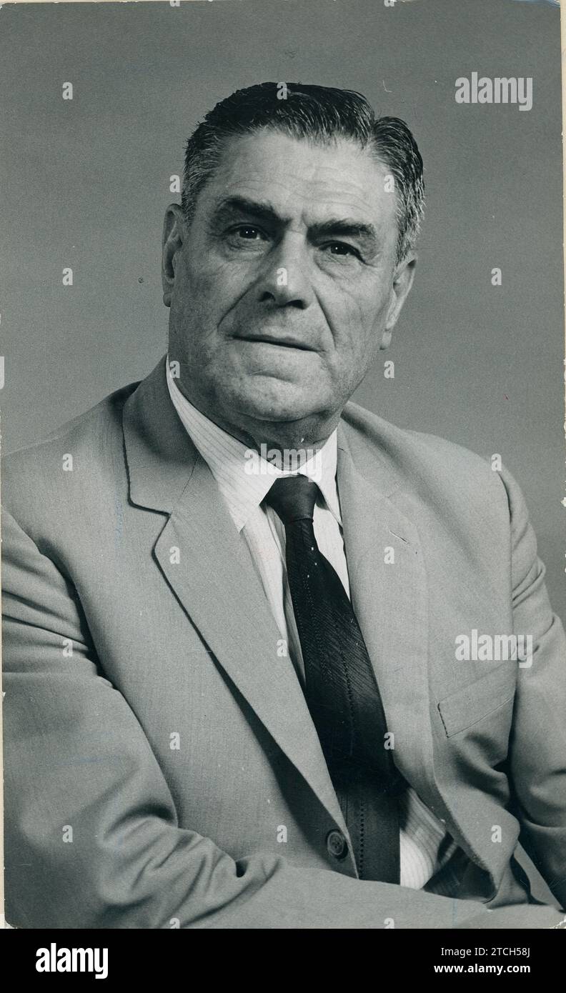1968 (ca.). Lo scrittore Sebastián Juan Arbó. Crediti: Album / Archivo ABC Foto Stock