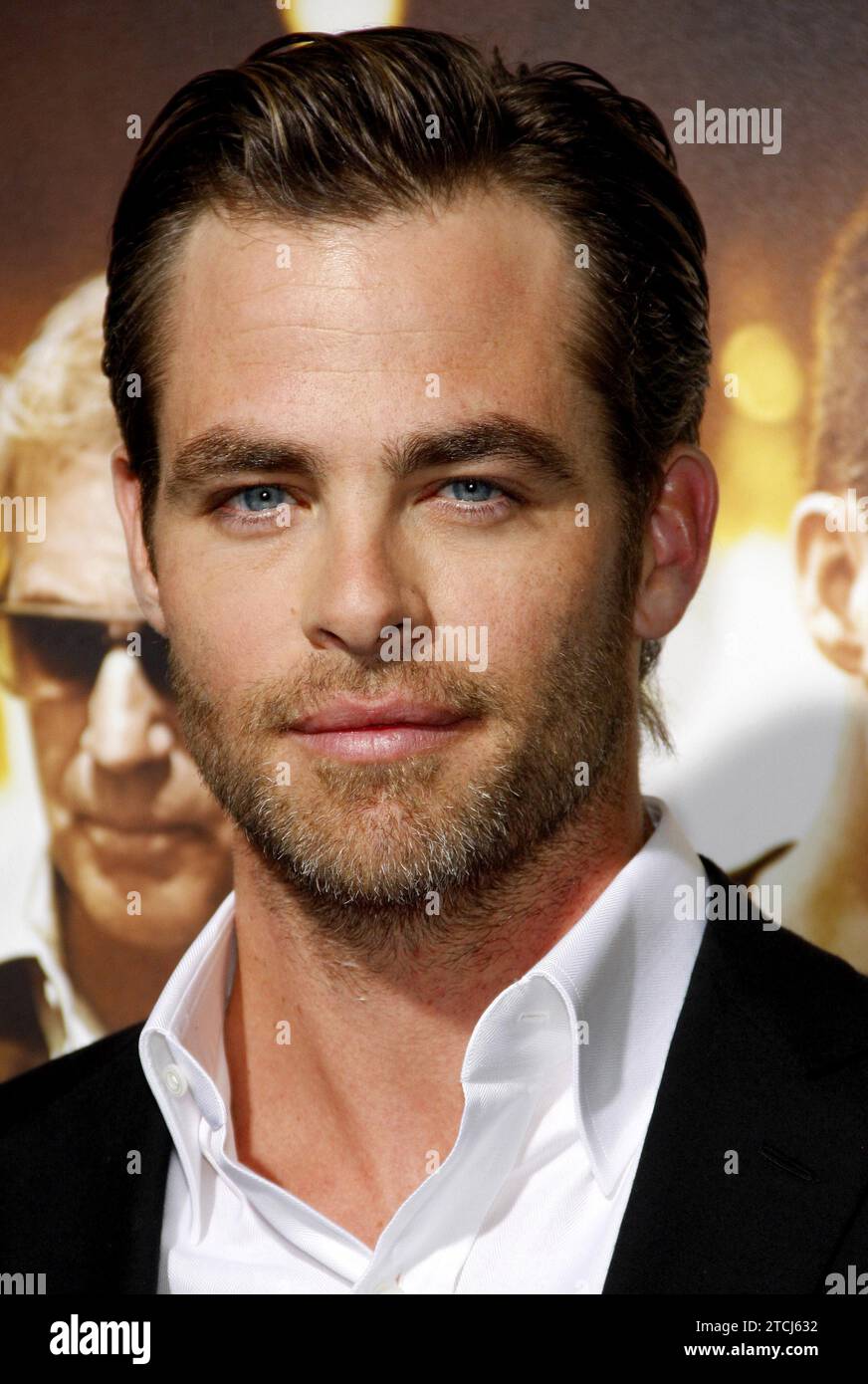 Chris Pine alla premiere di Los Angeles di Jack Ryan: Shadow Recruit tenutasi al TCL Chinese Theatre di Hollywood, USA il 15 gennaio 2014 Foto Stock