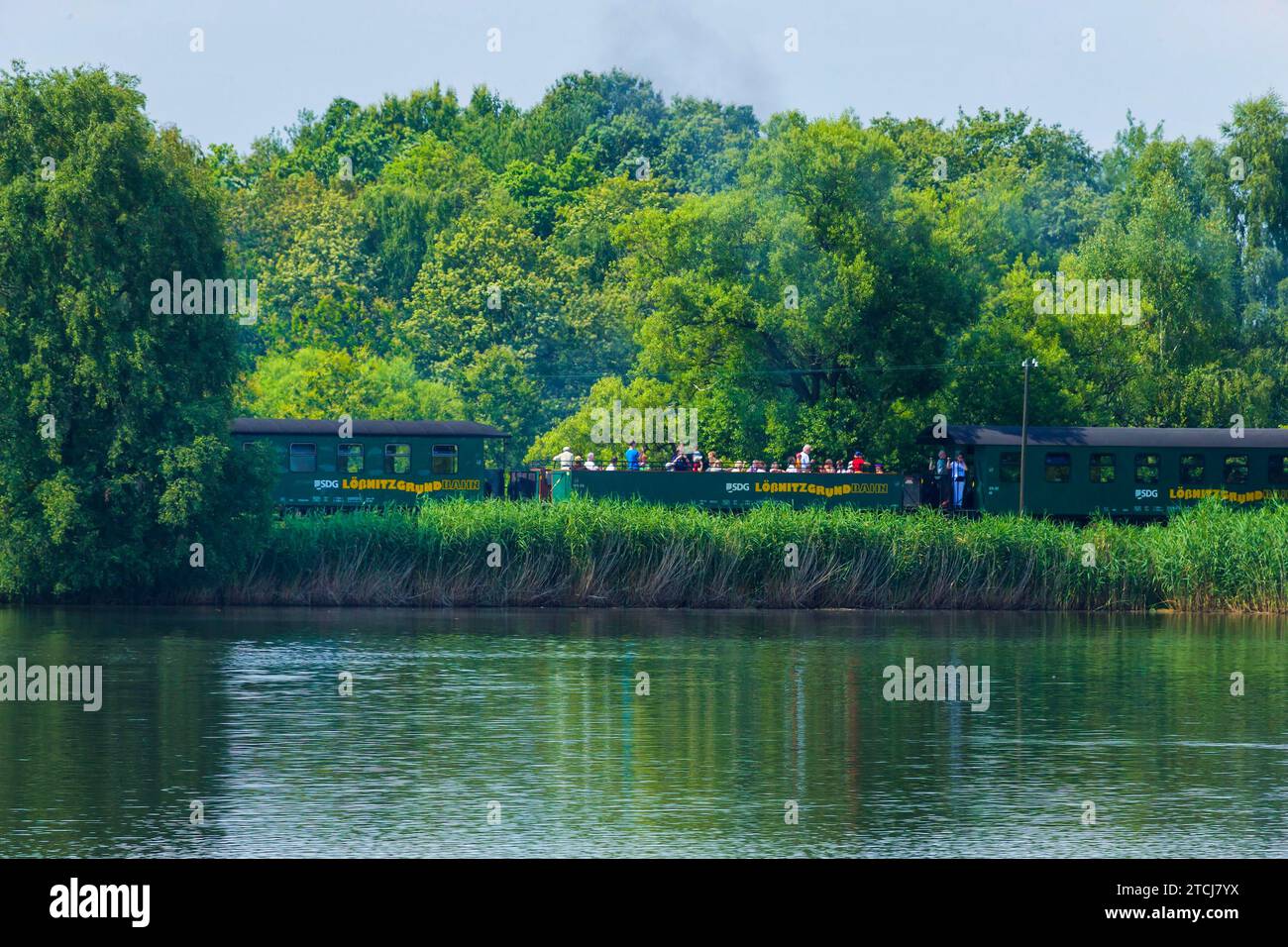 Ferrovia di Loessnitz Foto Stock