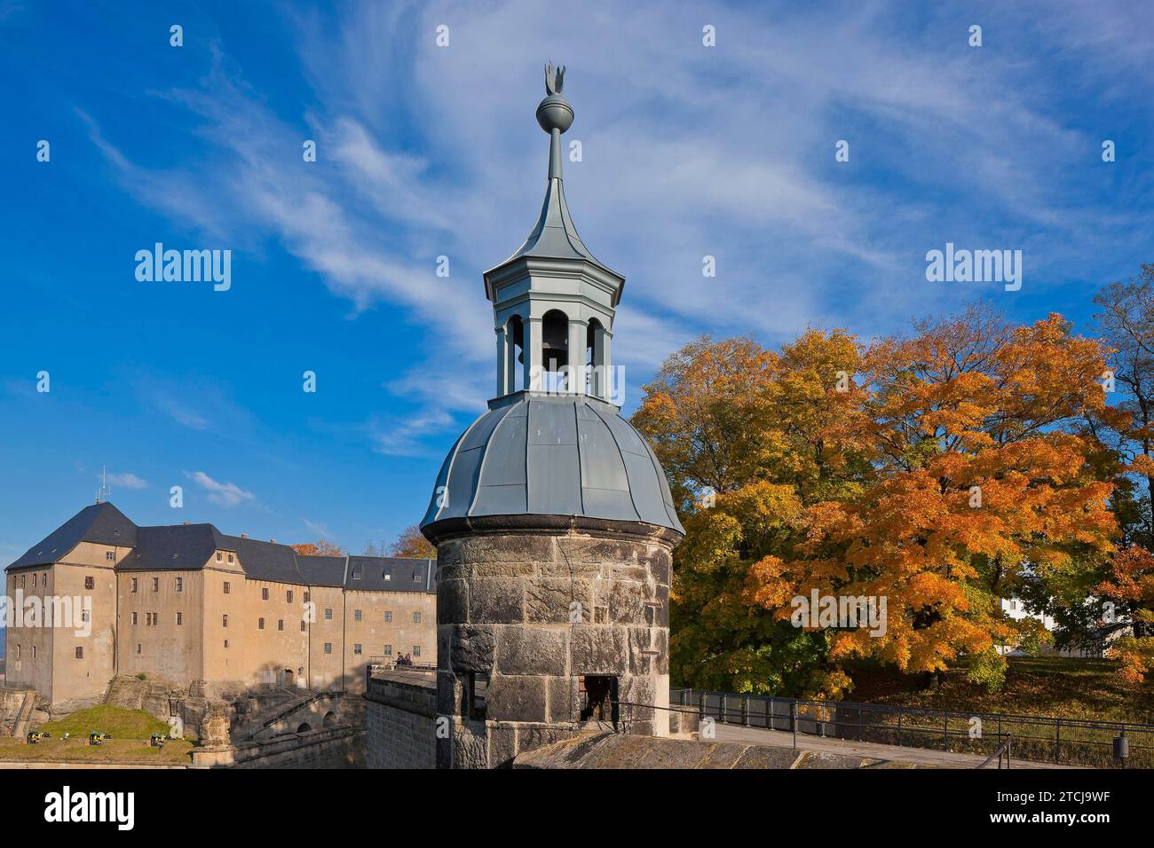 Fortezza di Koenigstein Foto Stock