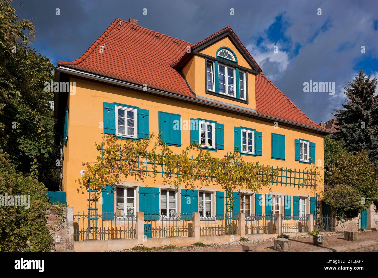 Casa Rotzsche (Bennostr. 15) a Radebeul Foto Stock