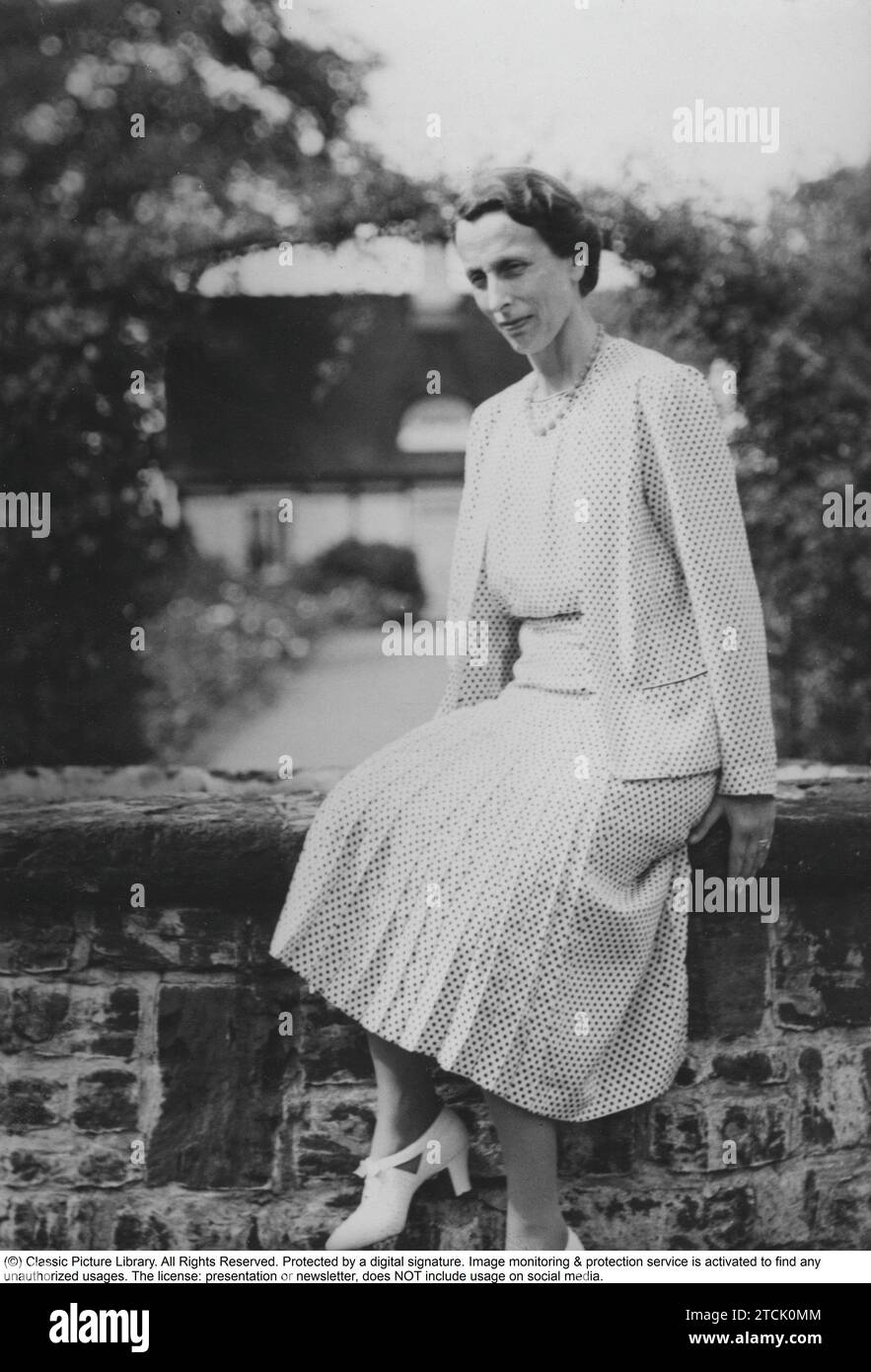 Louise Mountbatten. Nata il 13 luglio 1889 - 7 marzo 1965, regina di Svezia dal 1950 fino alla sua morte nel 1965 come moglie del re Gustavo vi Adolfo. 1939 Foto Stock