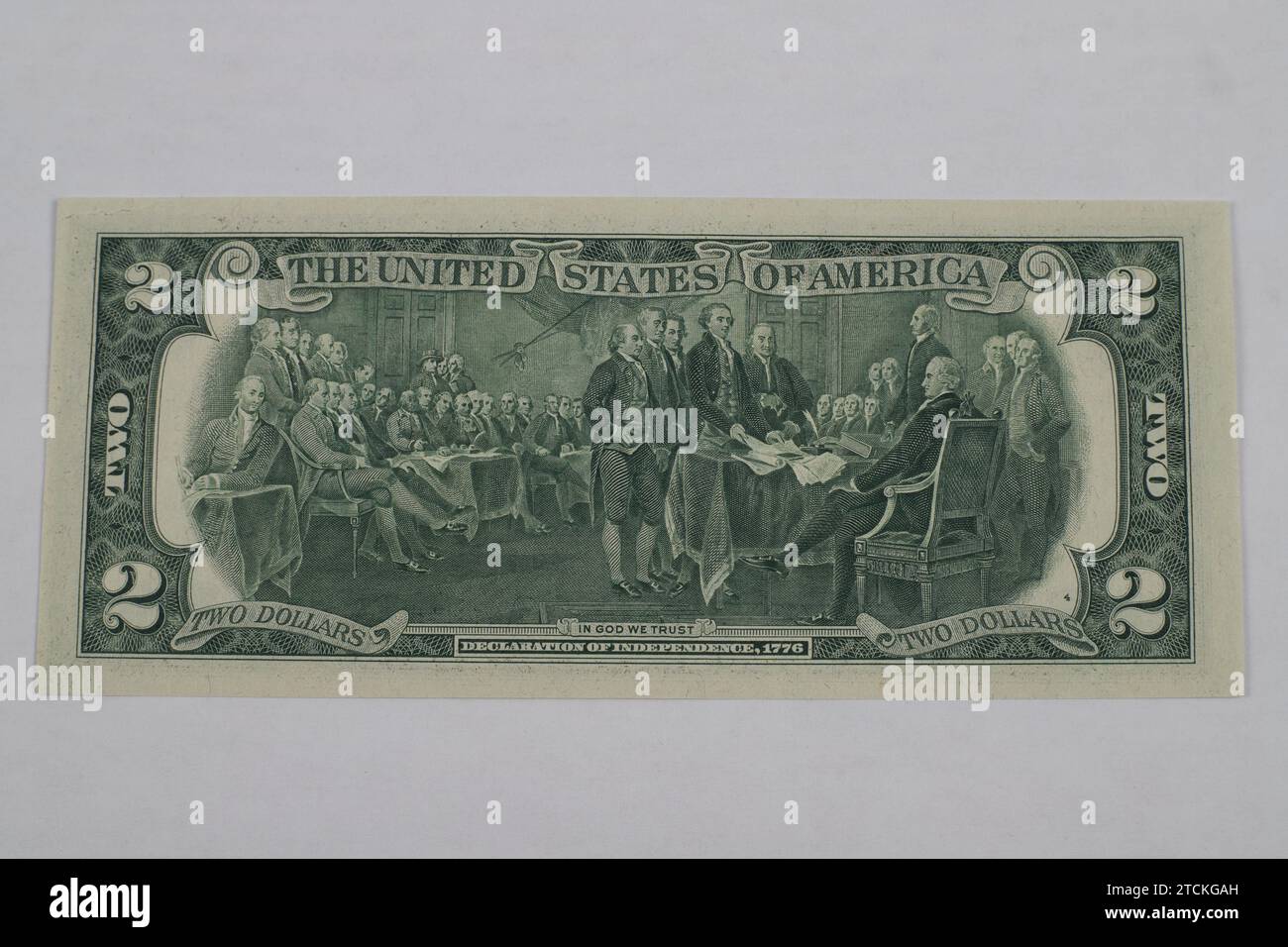 The United States Two (2) Dollar Bill (circa 1970's), 11 nuove banconote non circolate!!! Foto Stock