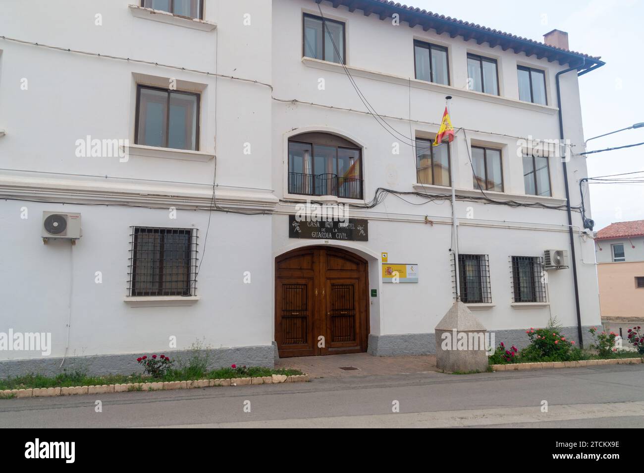 Sarion, Spagna - 29 giugno 2023: Ufficio della Guardia civile in Spagna. Foto Stock