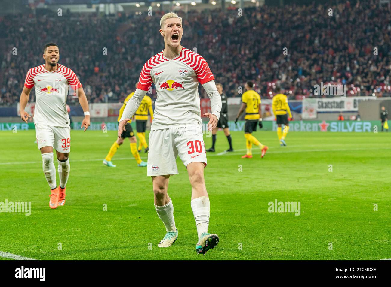 Lipsia, Germania 13. Dicembre 2023 Champions League 2023/2024 RB Leipzig vs. Young Boys Lipsia, Germania 13. Dicembre 2023 Champions League 2023/2024 RB Leipzig vs. Young Boys