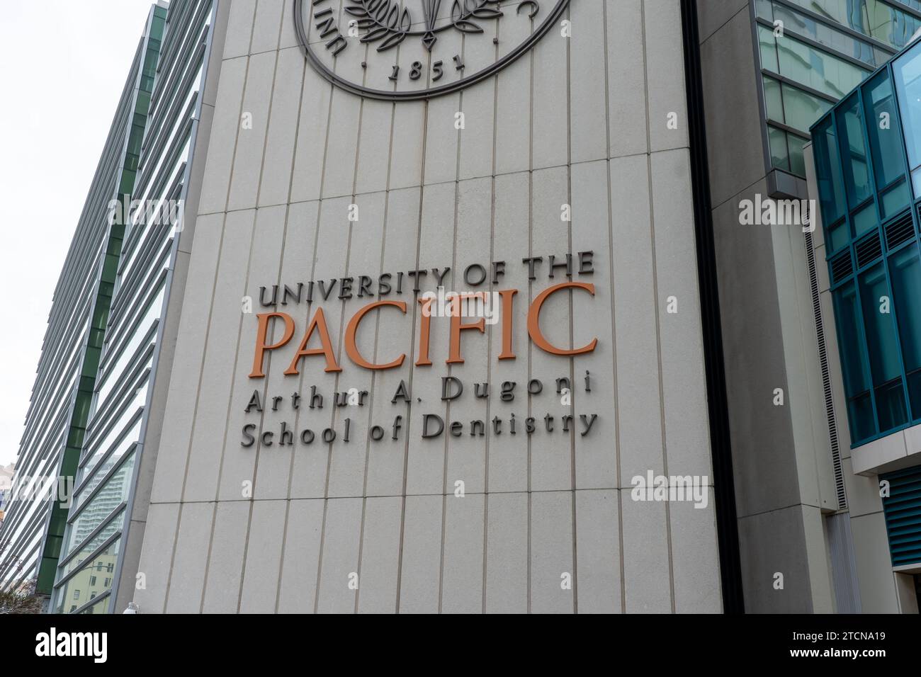 Campus della University of the Pacific San Francisco a San Francisco, California, USA Foto Stock