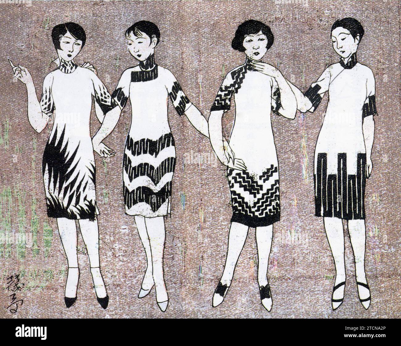Summer Fashions from Shanghai Manhua numero 6 maggio 26, 1928 Foto Stock