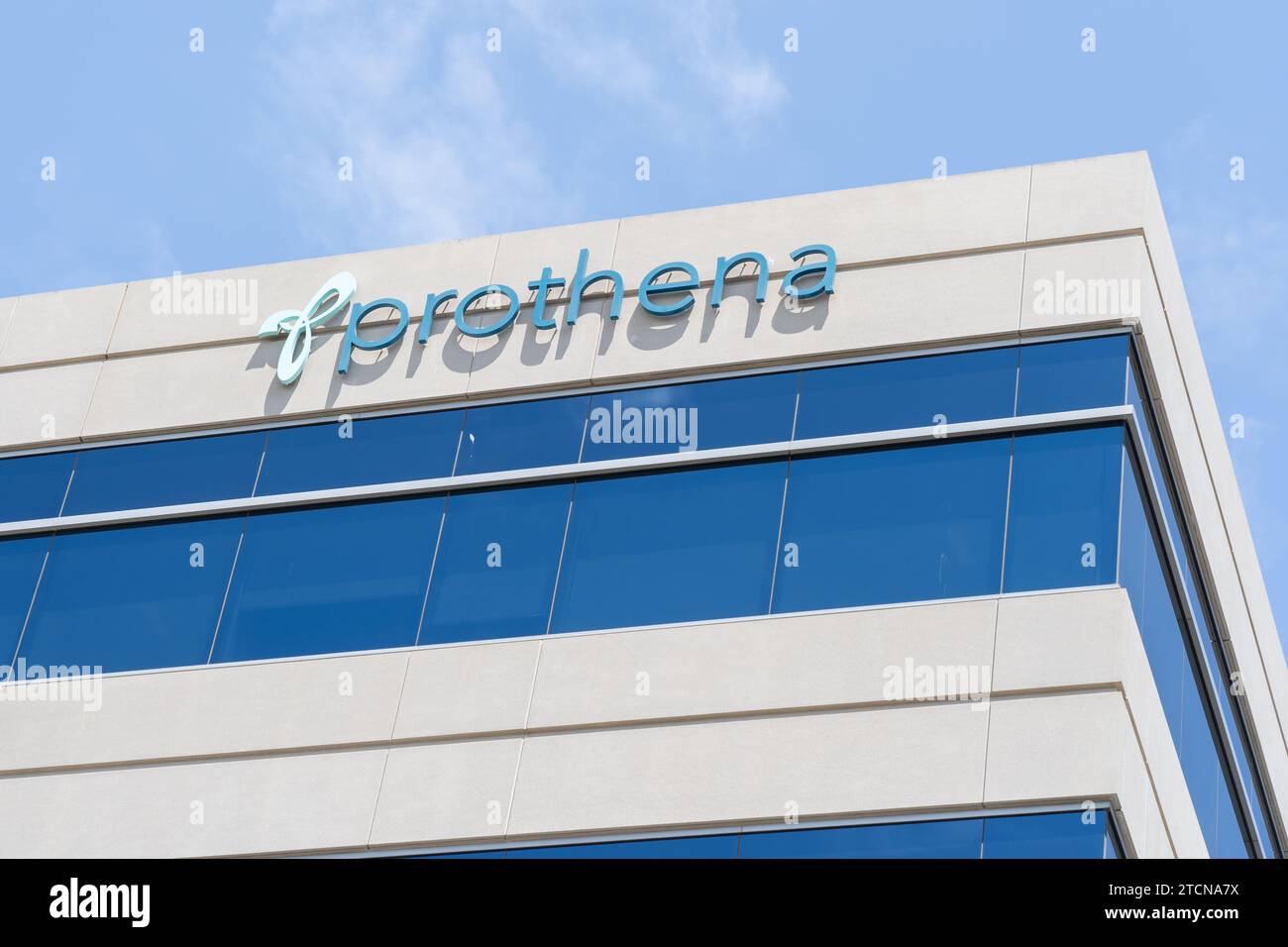 Sede centrale di Prothena Biosciences a South San Francisco, CA, USA Foto Stock