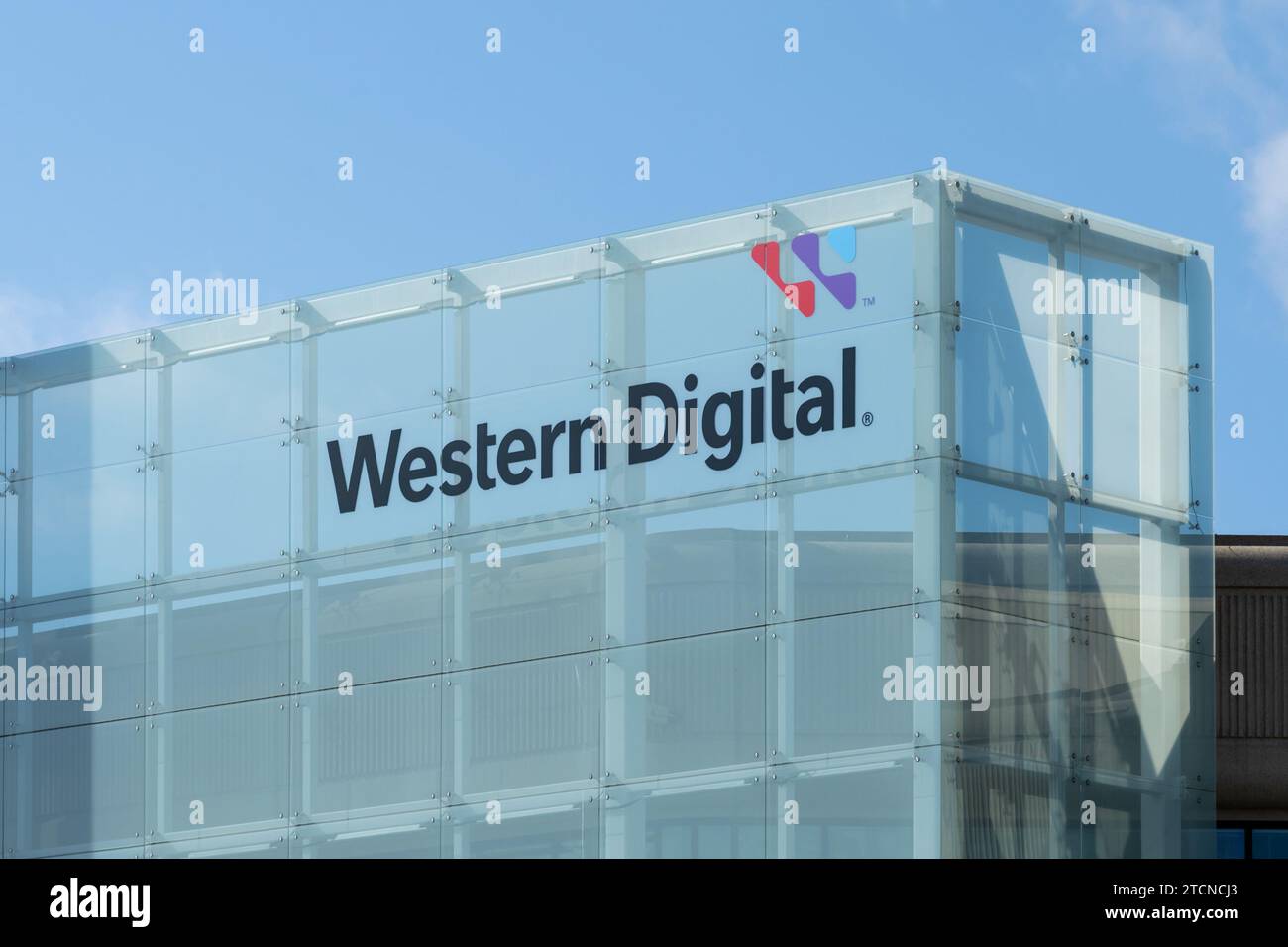 Sede centrale di Western Digital a San Jose, California, Stati Uniti Foto Stock