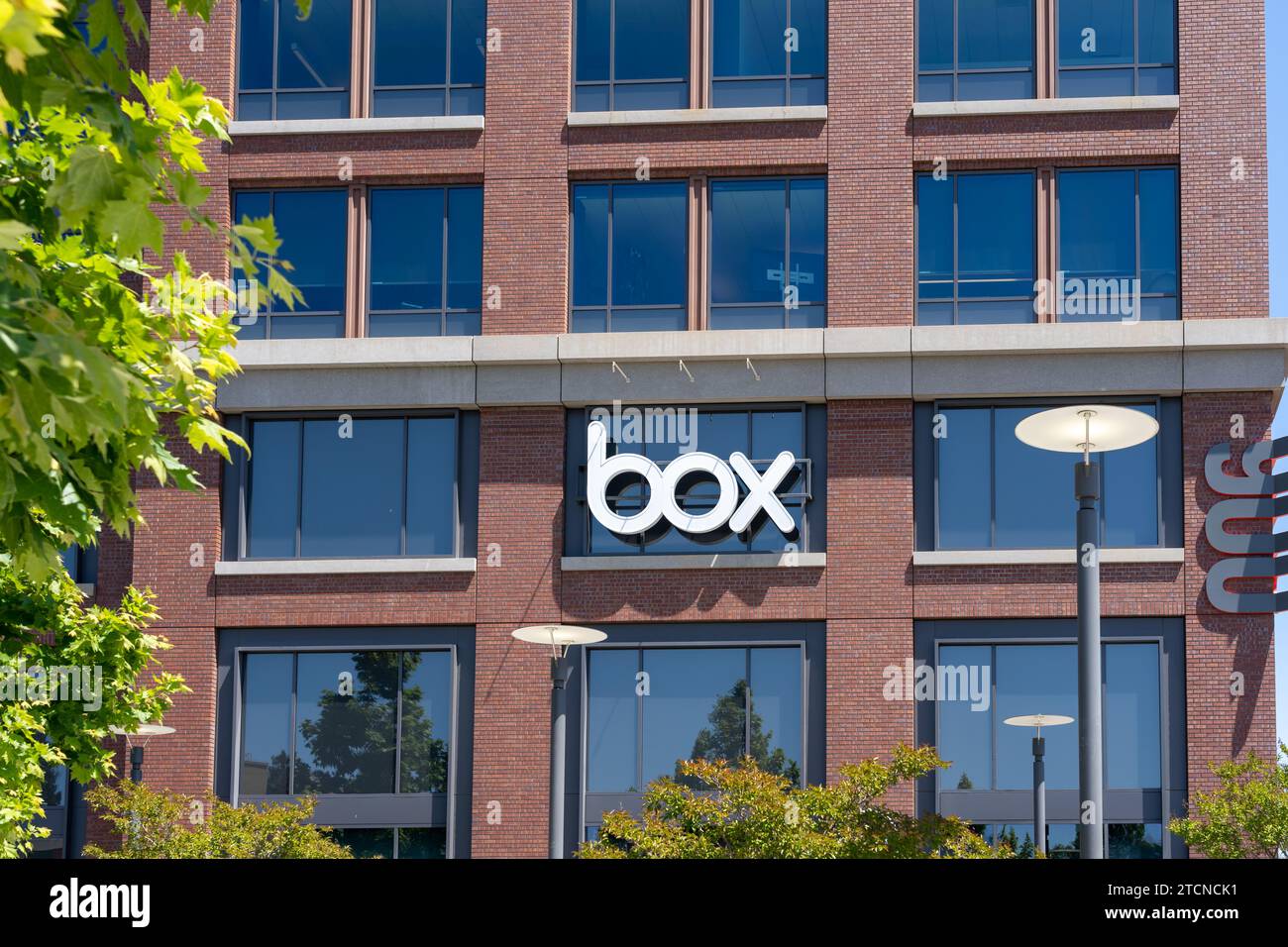 Sede centrale di Box a Redwood City, California, Stati Uniti Foto Stock