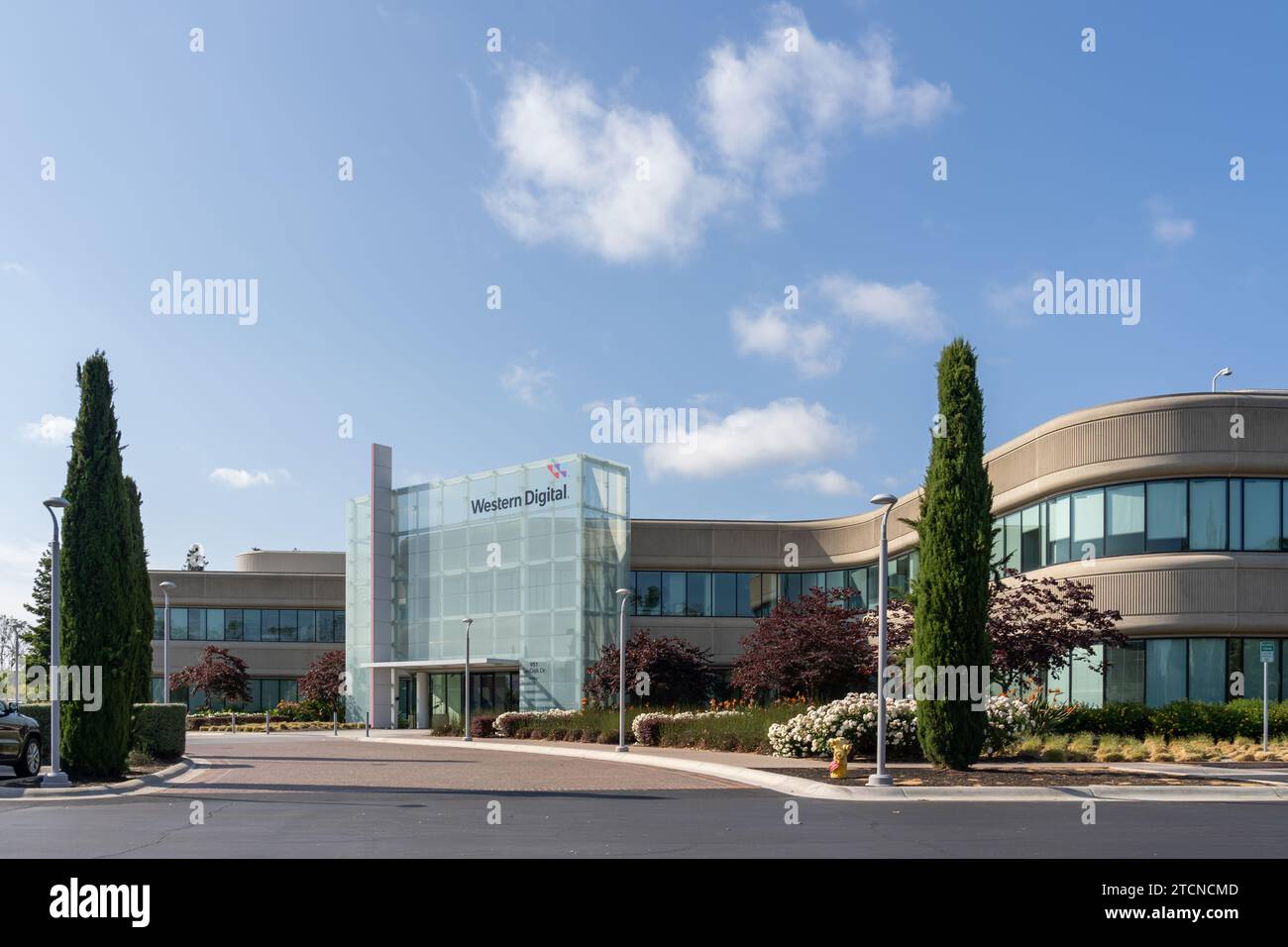 Sede centrale di Western Digital a San Jose, California, Stati Uniti Foto Stock